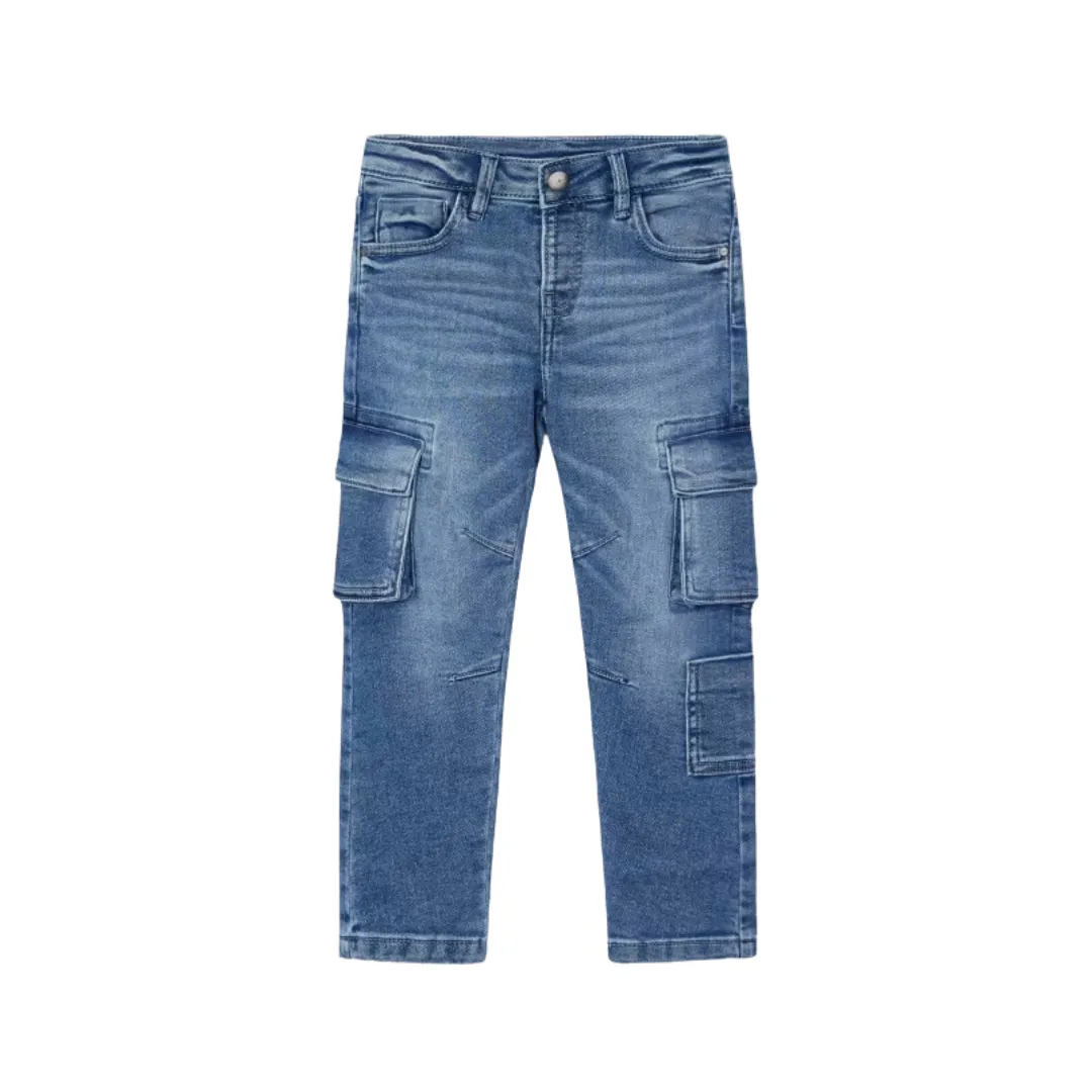 Cargo Jeans - Mittelblaue Denim von Mayoral