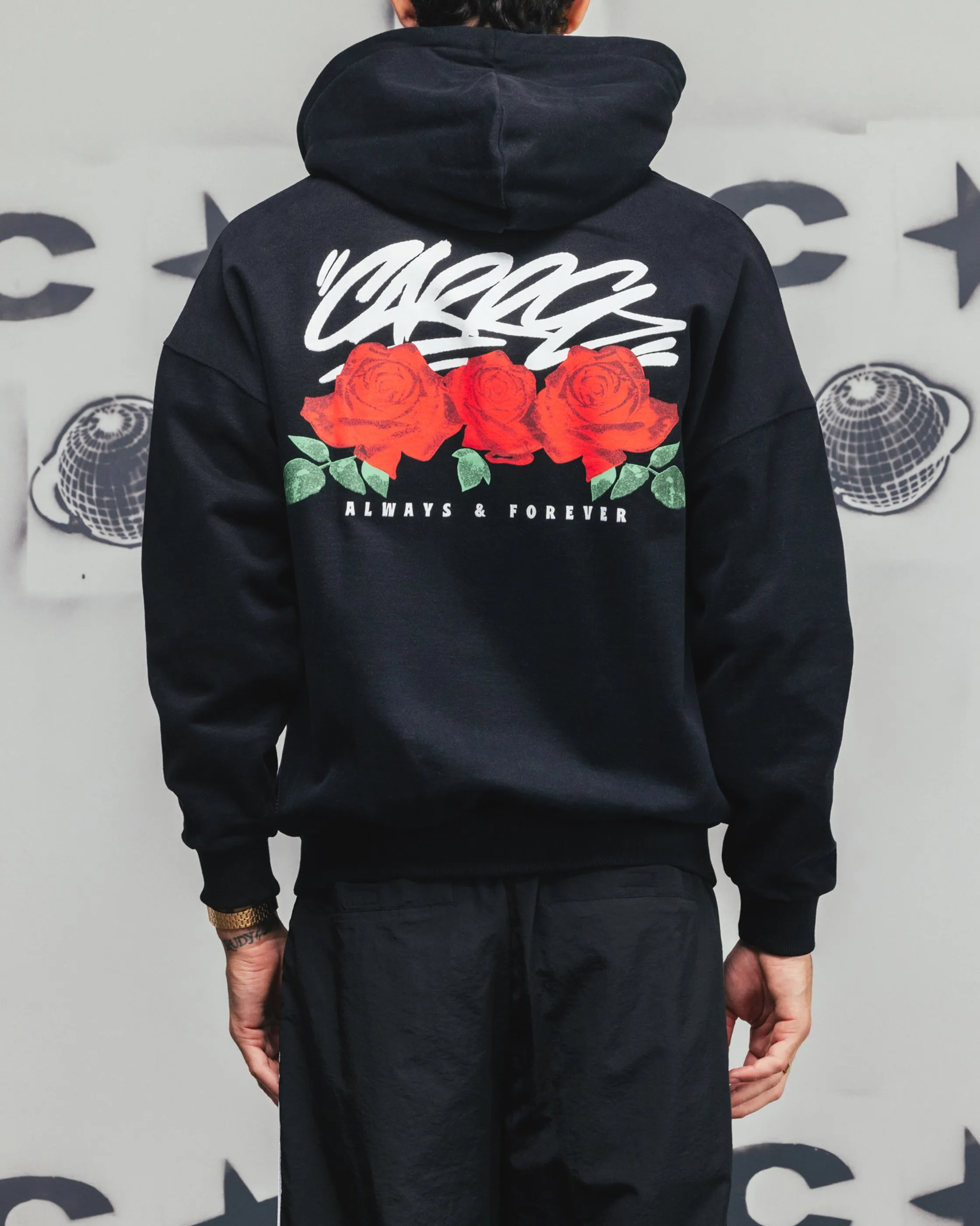 Carre Always & Forever Zip Hoodie Schwarz
