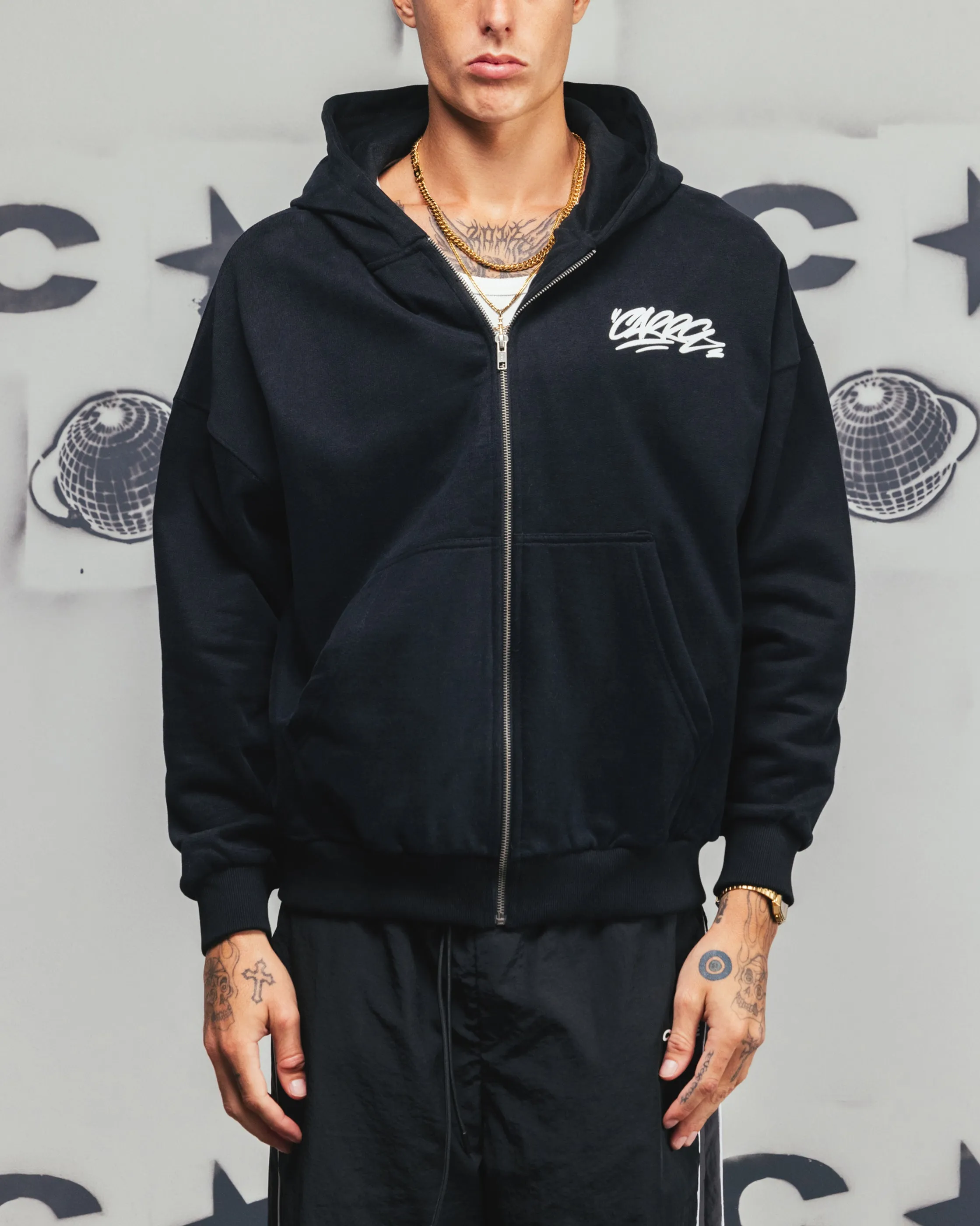 Carre Always & Forever Zip Hoodie Schwarz