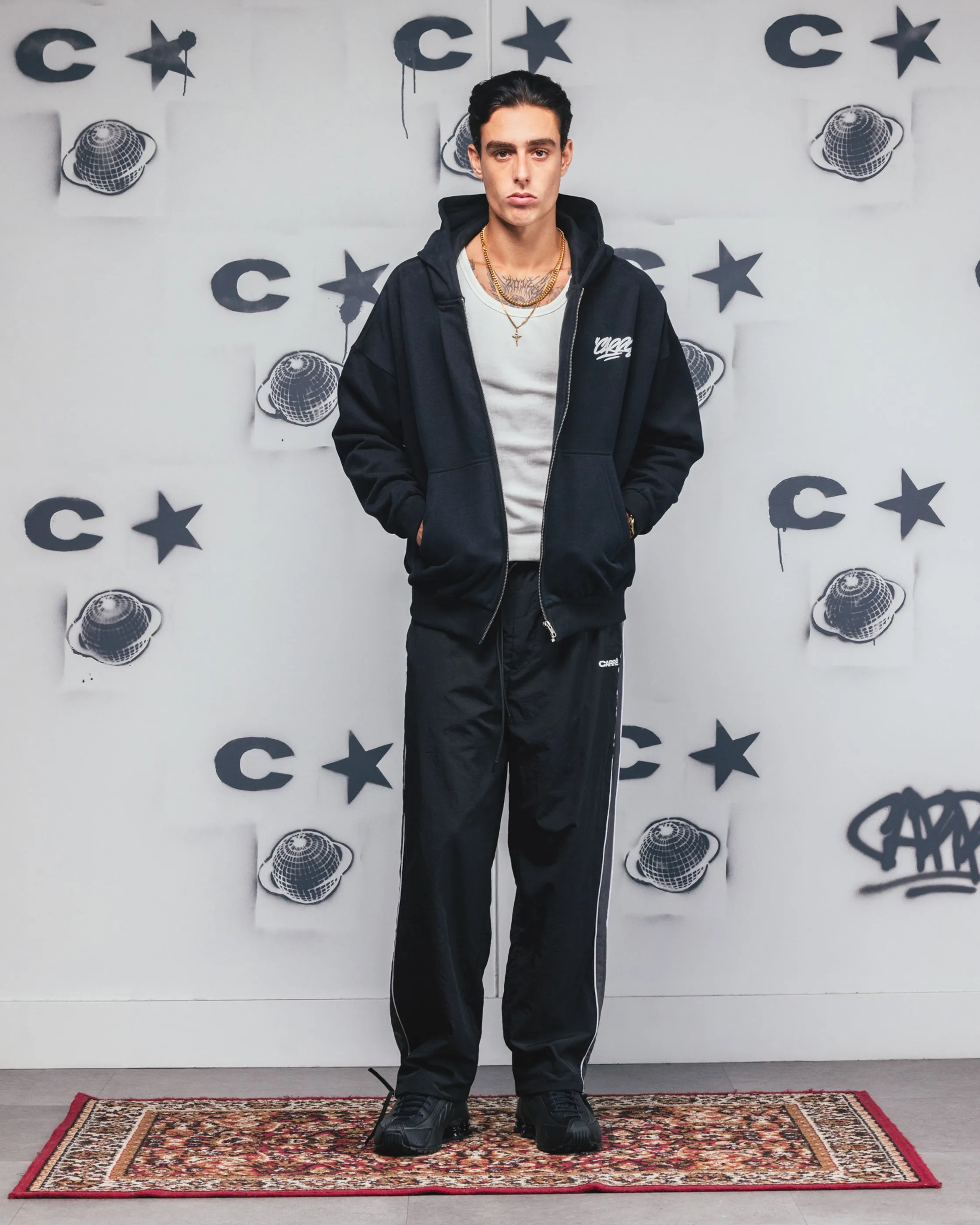 Carre Always & Forever Zip Hoodie Schwarz