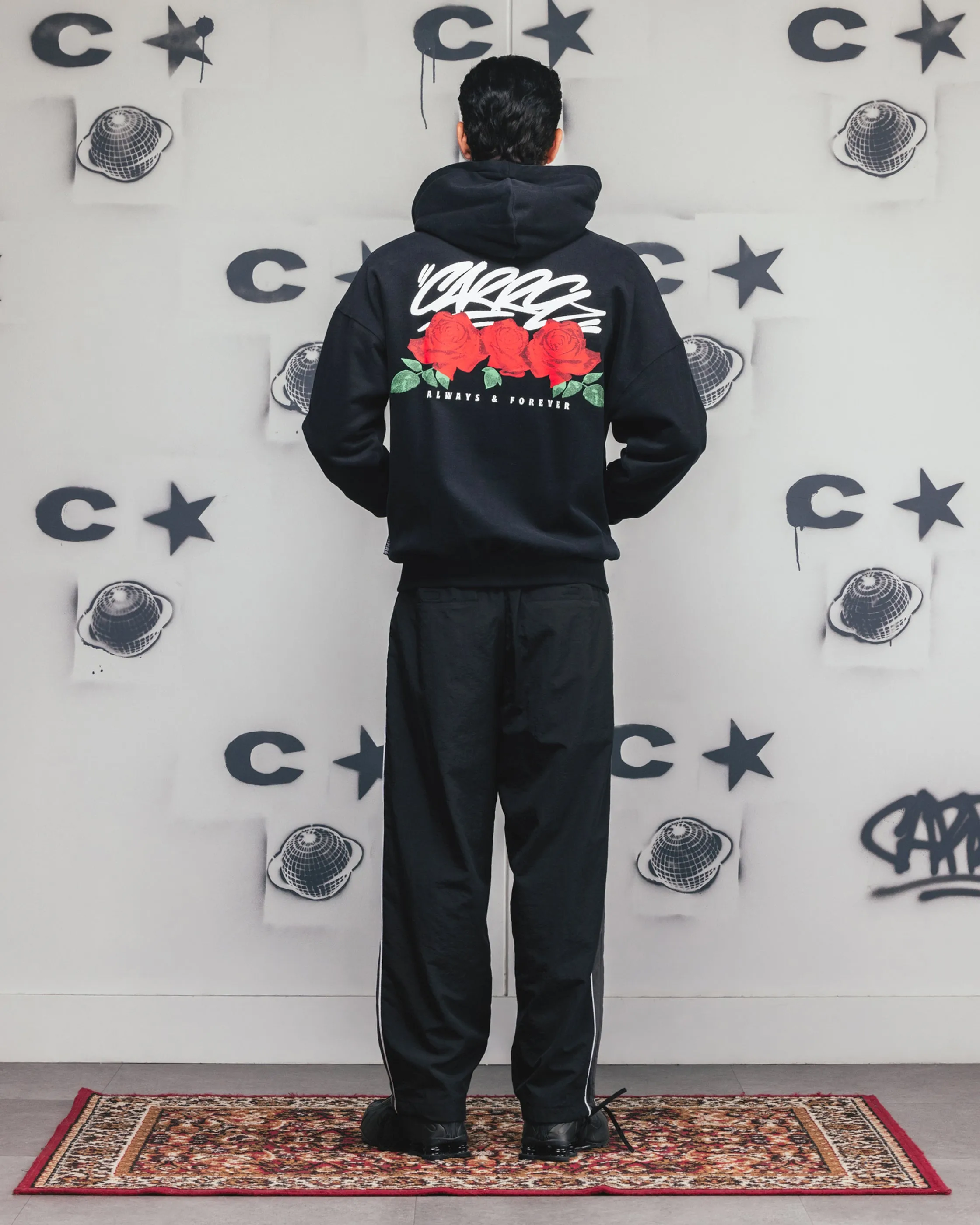 Carre Always & Forever Zip Hoodie Schwarz
