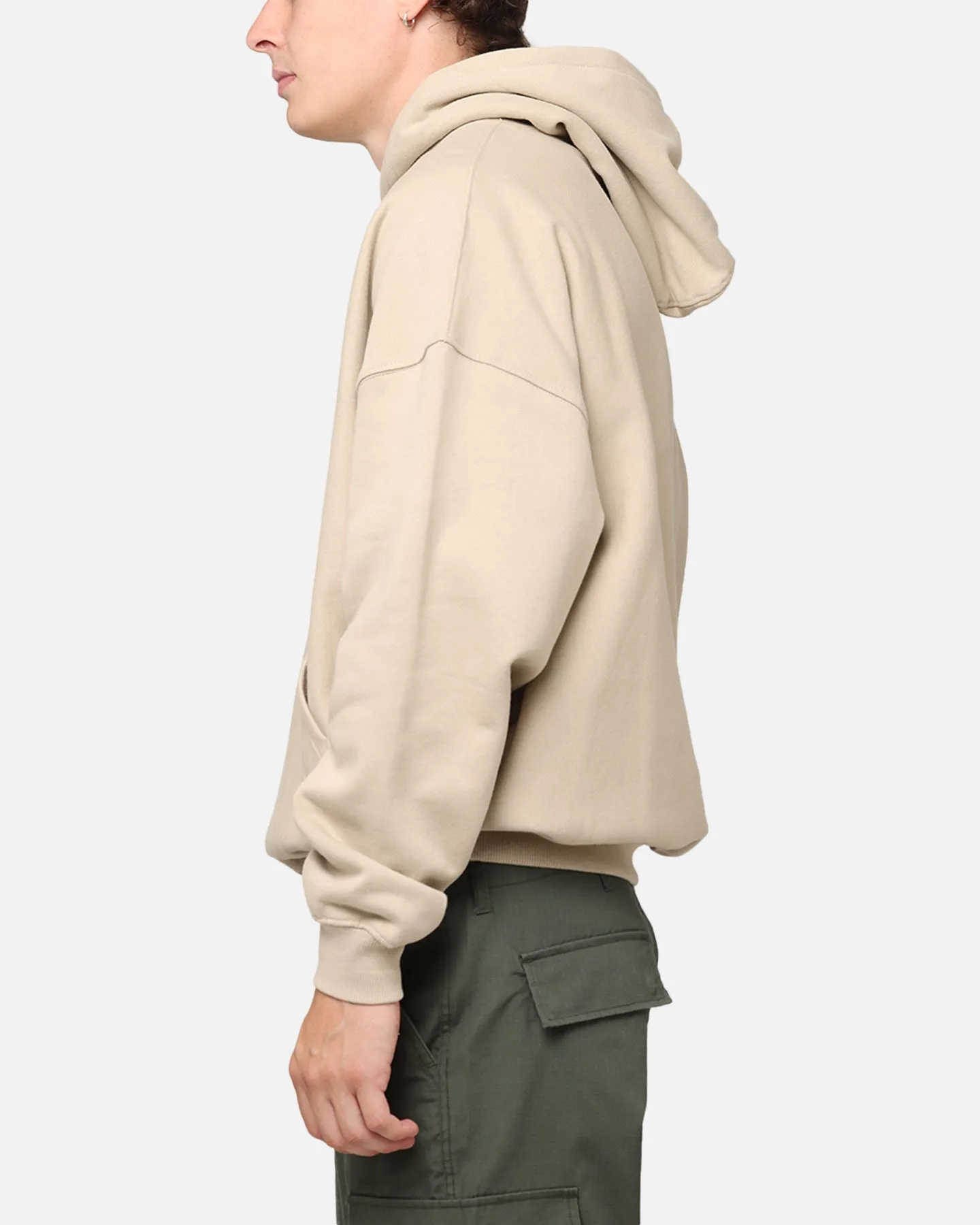 Carre Camo Script Hoodie Stein
