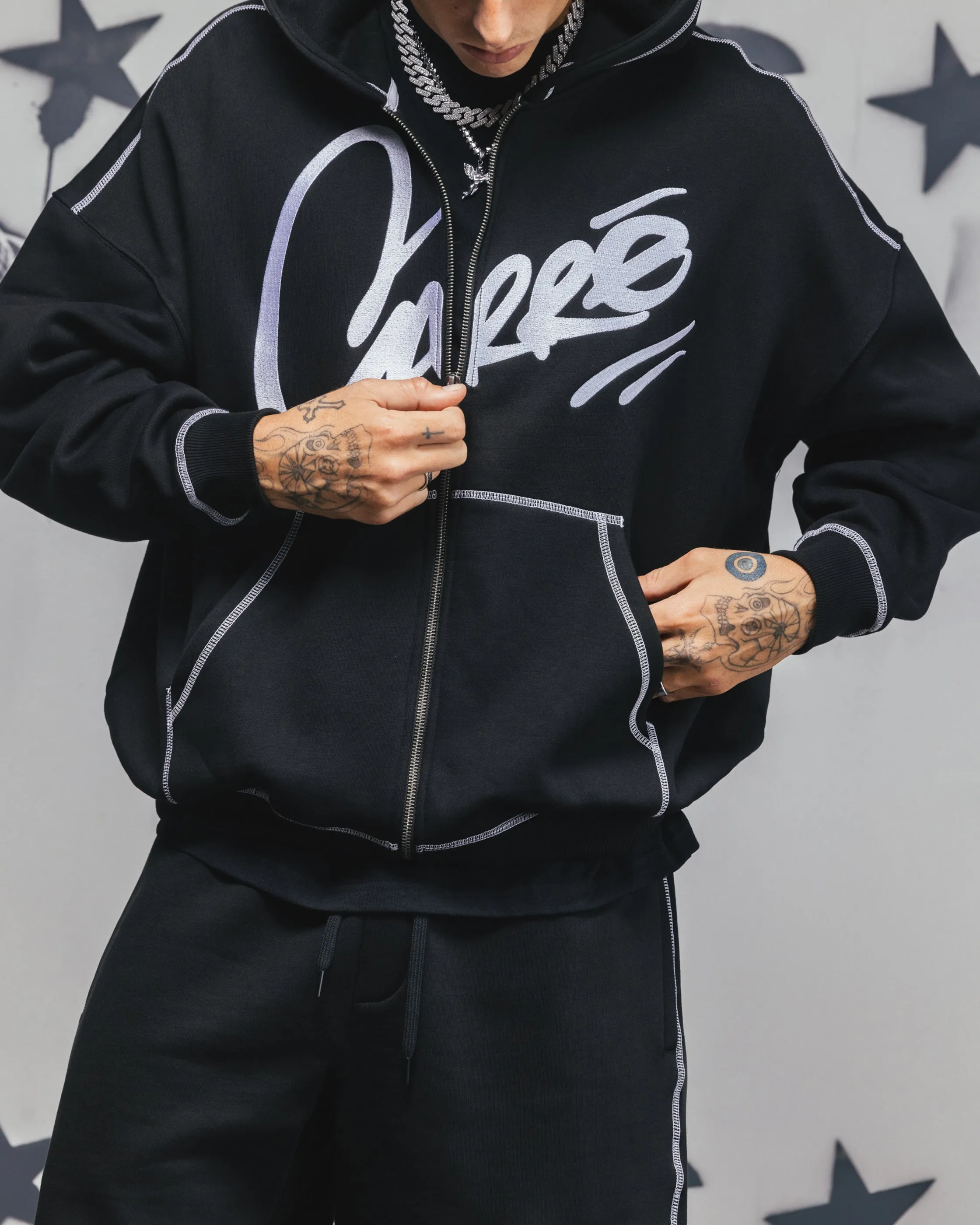 Carre Corrupt Hoodie Schwarz