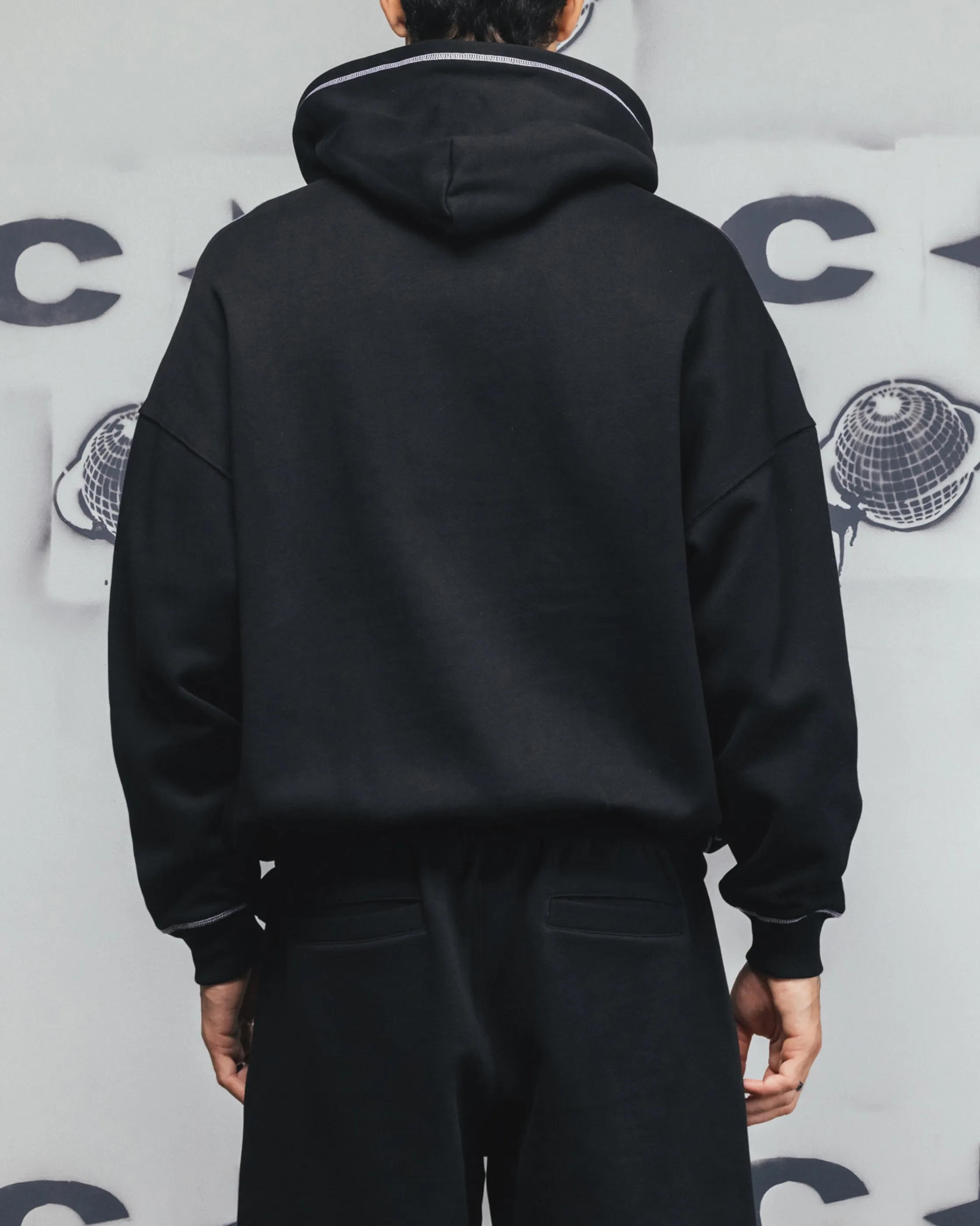 Carre Corrupt Hoodie Schwarz