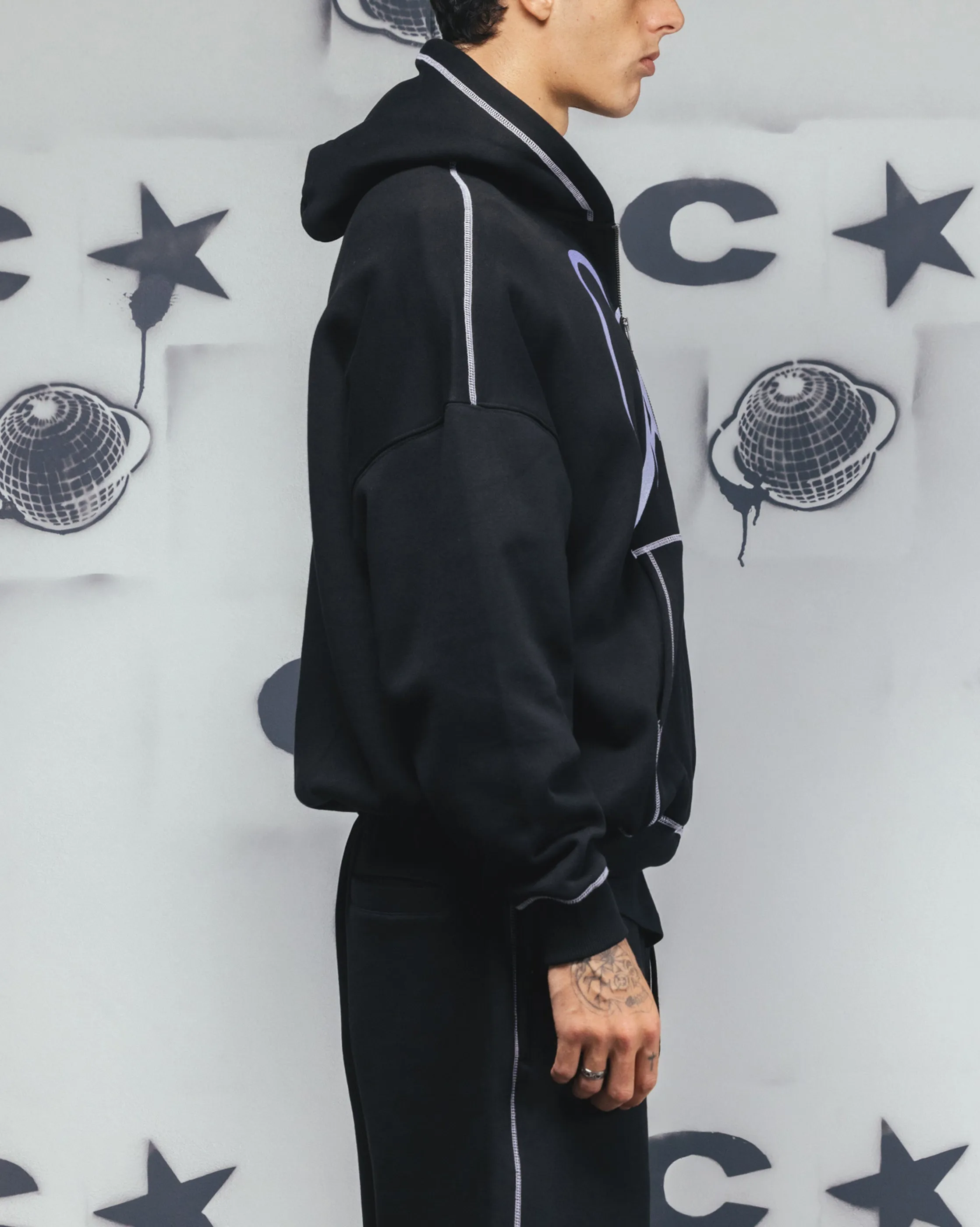 Carre Corrupt Hoodie Schwarz