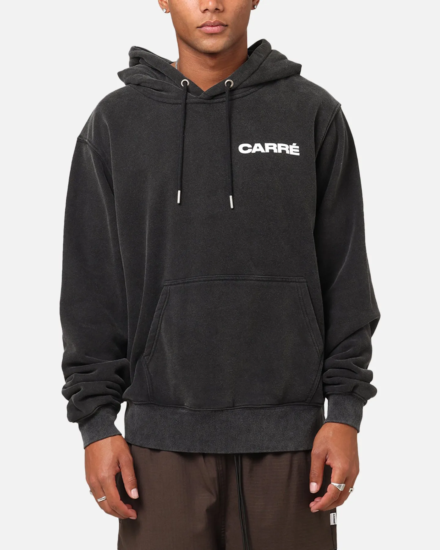 Carre Die Hoodie Vintage Schwarz