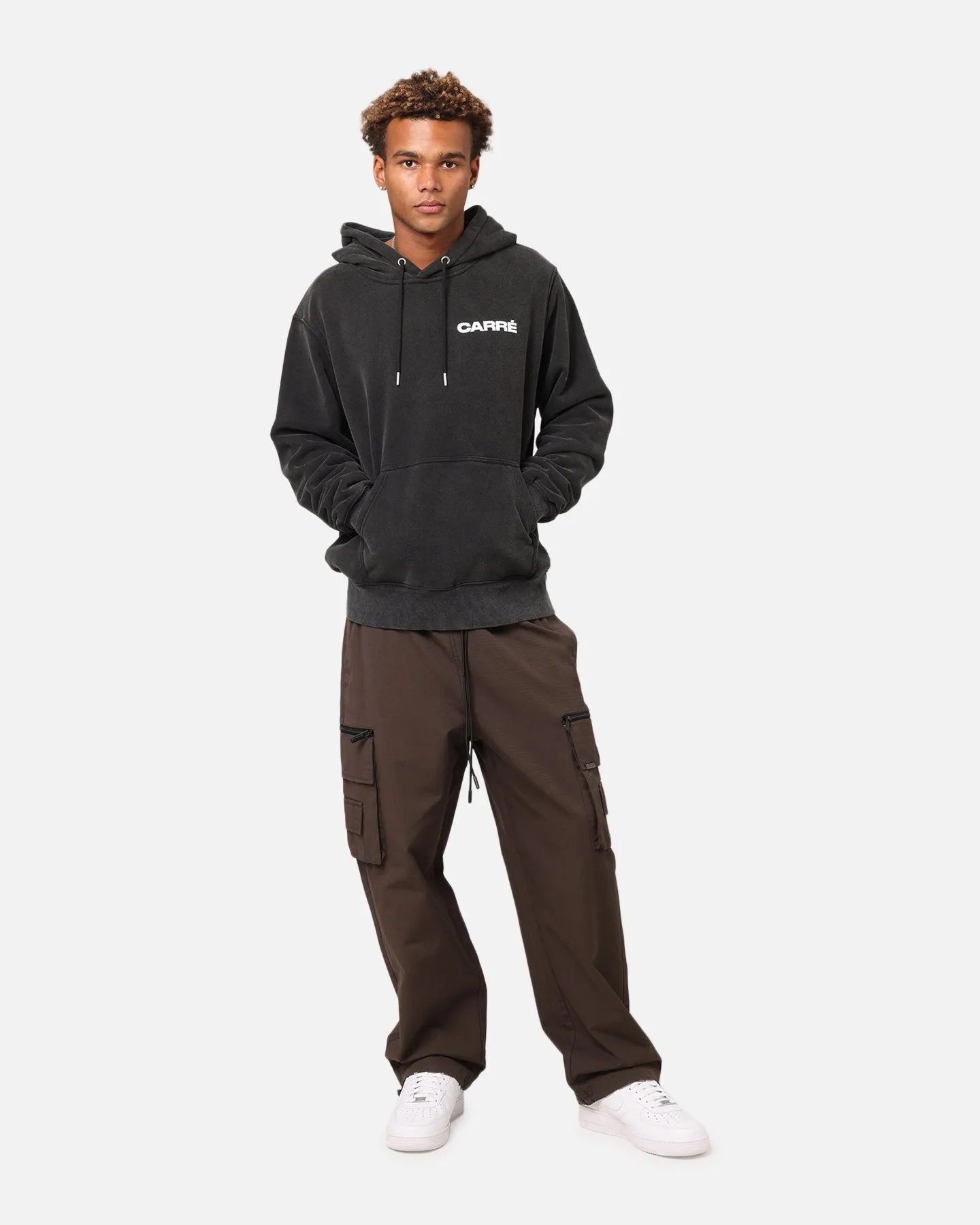 Carre Die Hoodie Vintage Schwarz