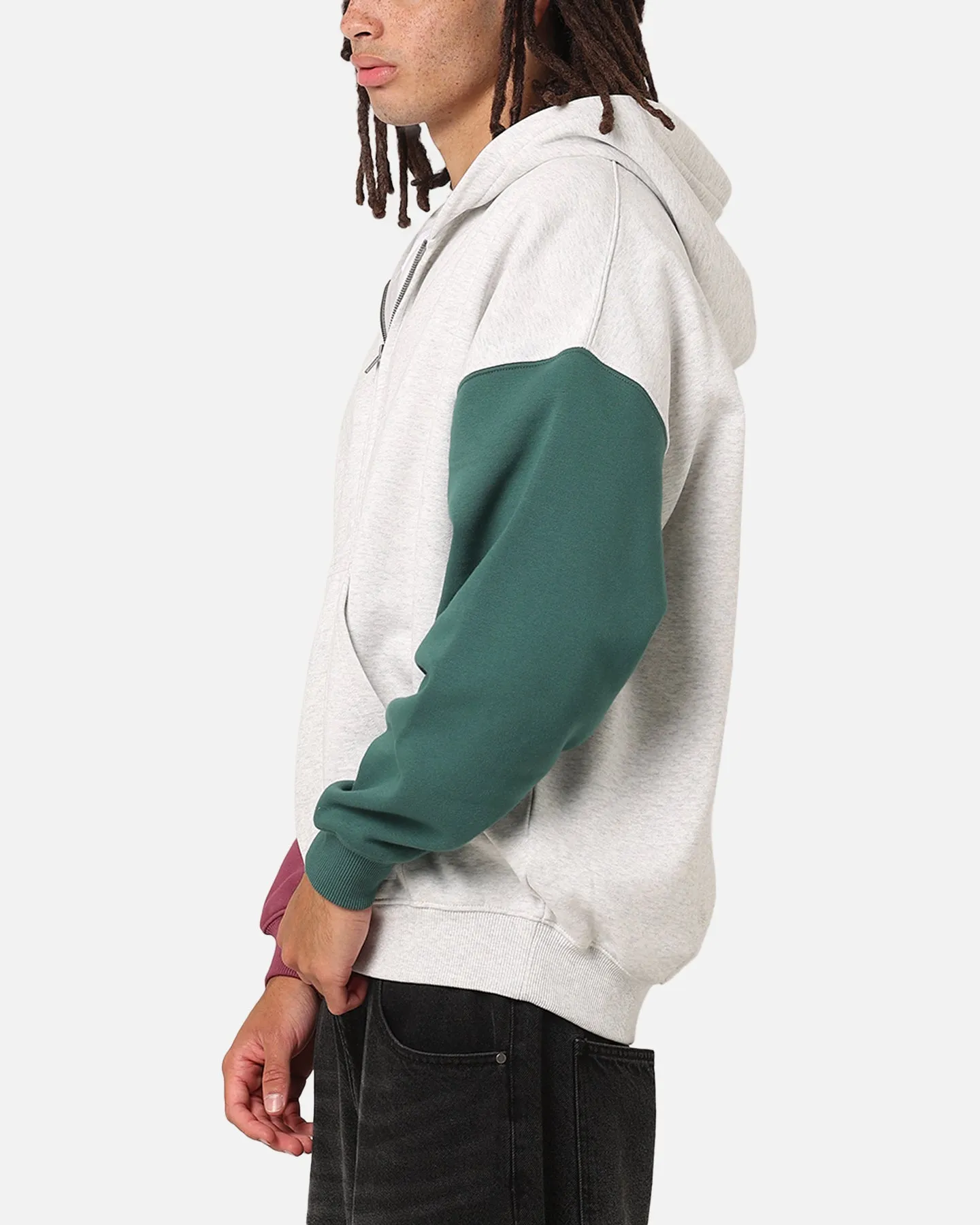 Carre Floral Full-Zip Kapuzenpullover Multi