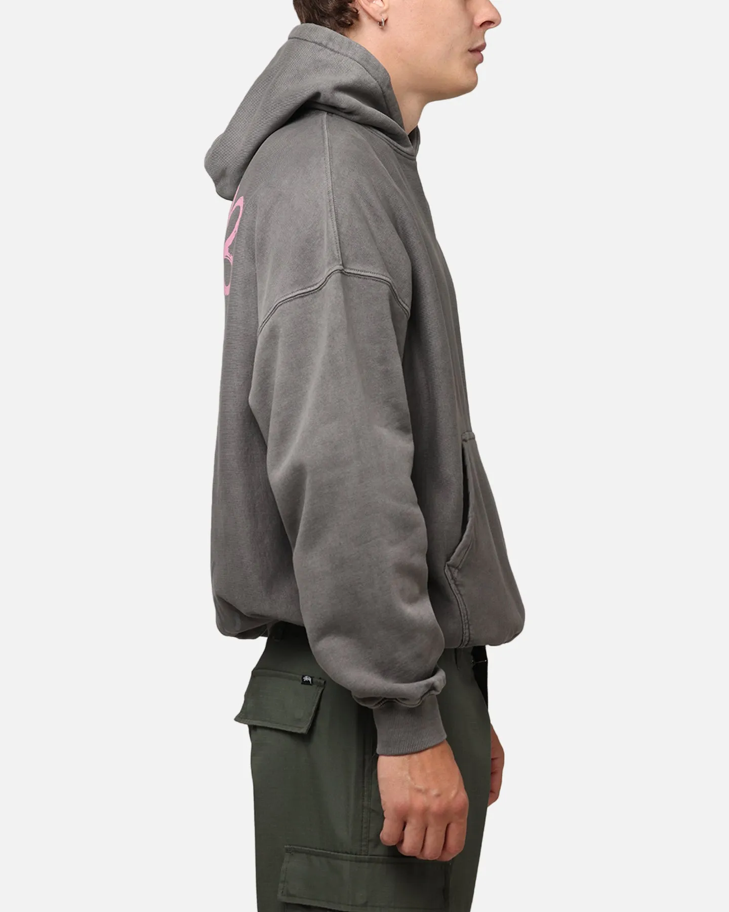 Carre Handverlesenes Hoodie Gewaschener Anthrazit