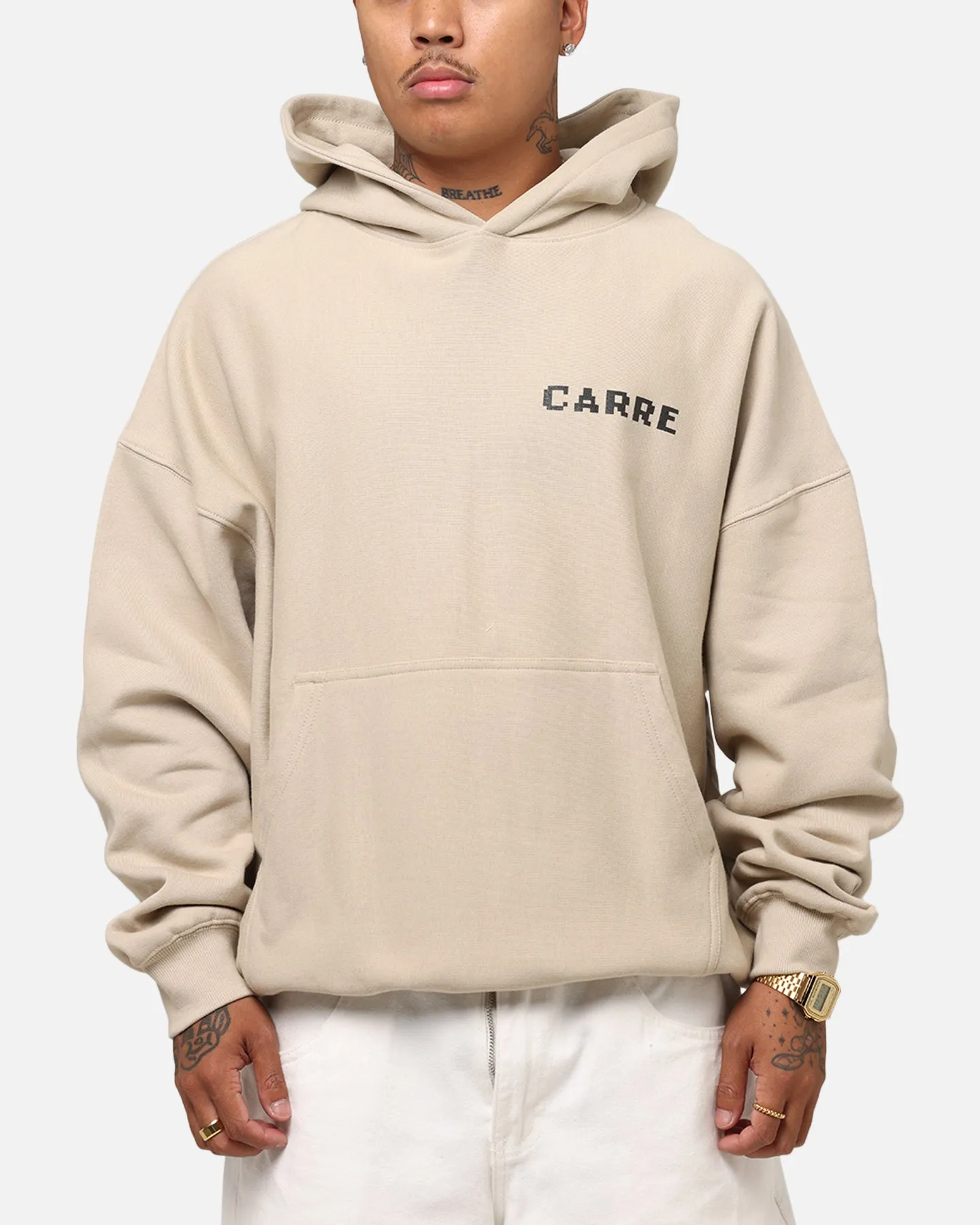 Carre Level Up Hoodie Stein