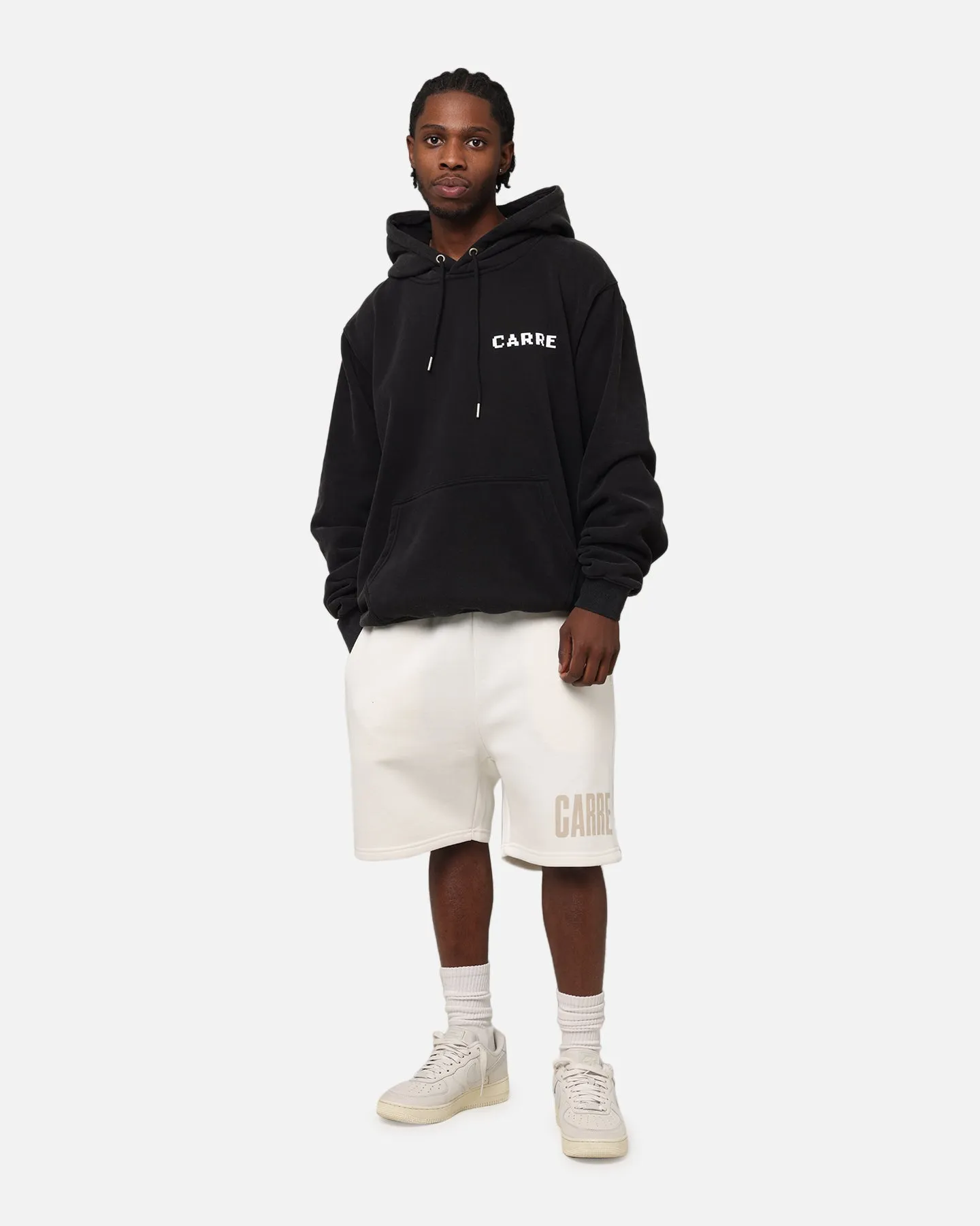 Carre Level Up Hoodie Vintage Schwarz