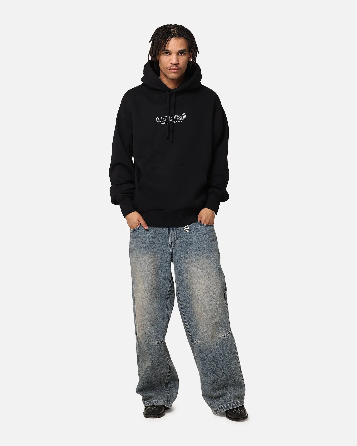 Carre Out Motion Hoodie Schwarz