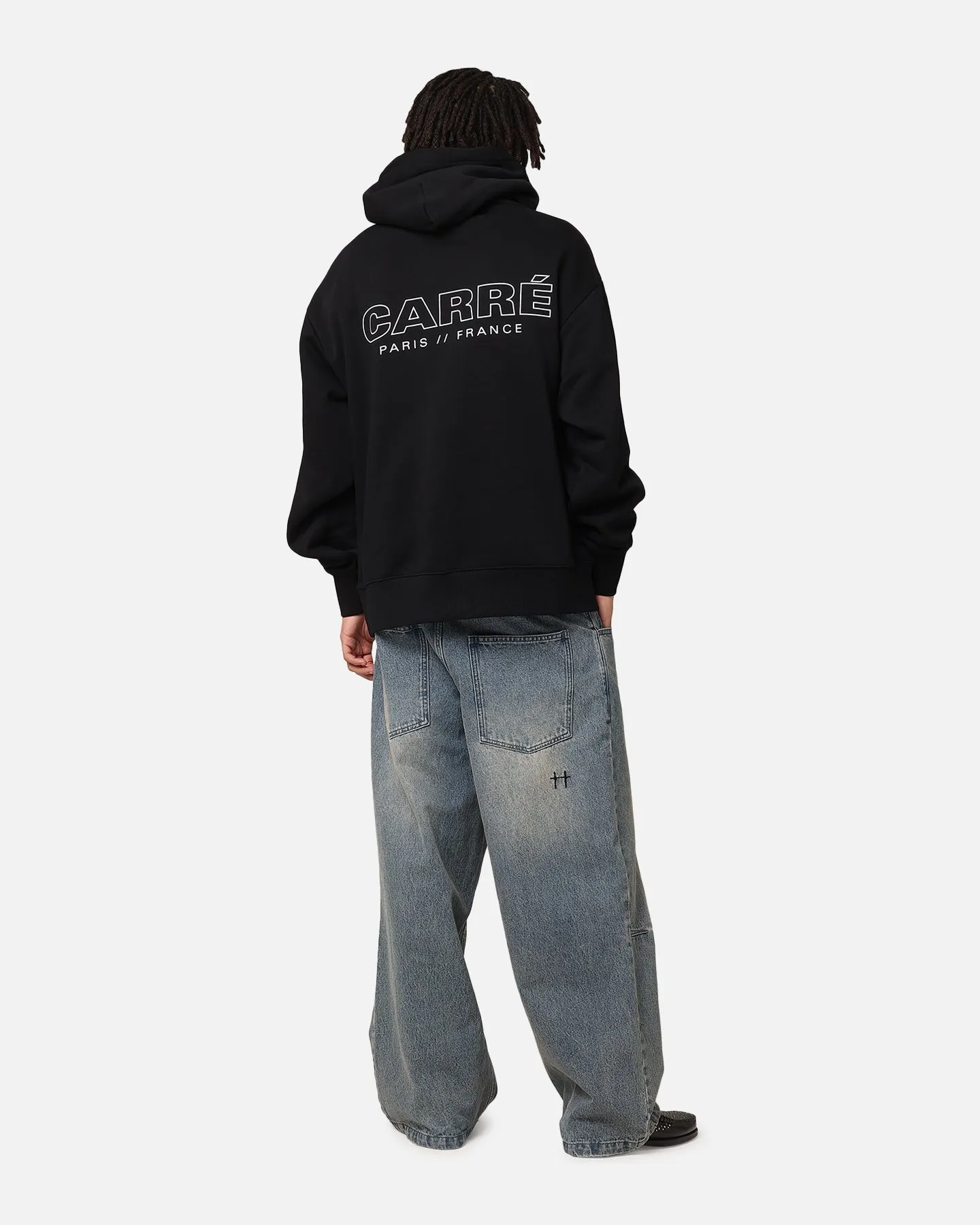 Carre Out Motion Hoodie Schwarz