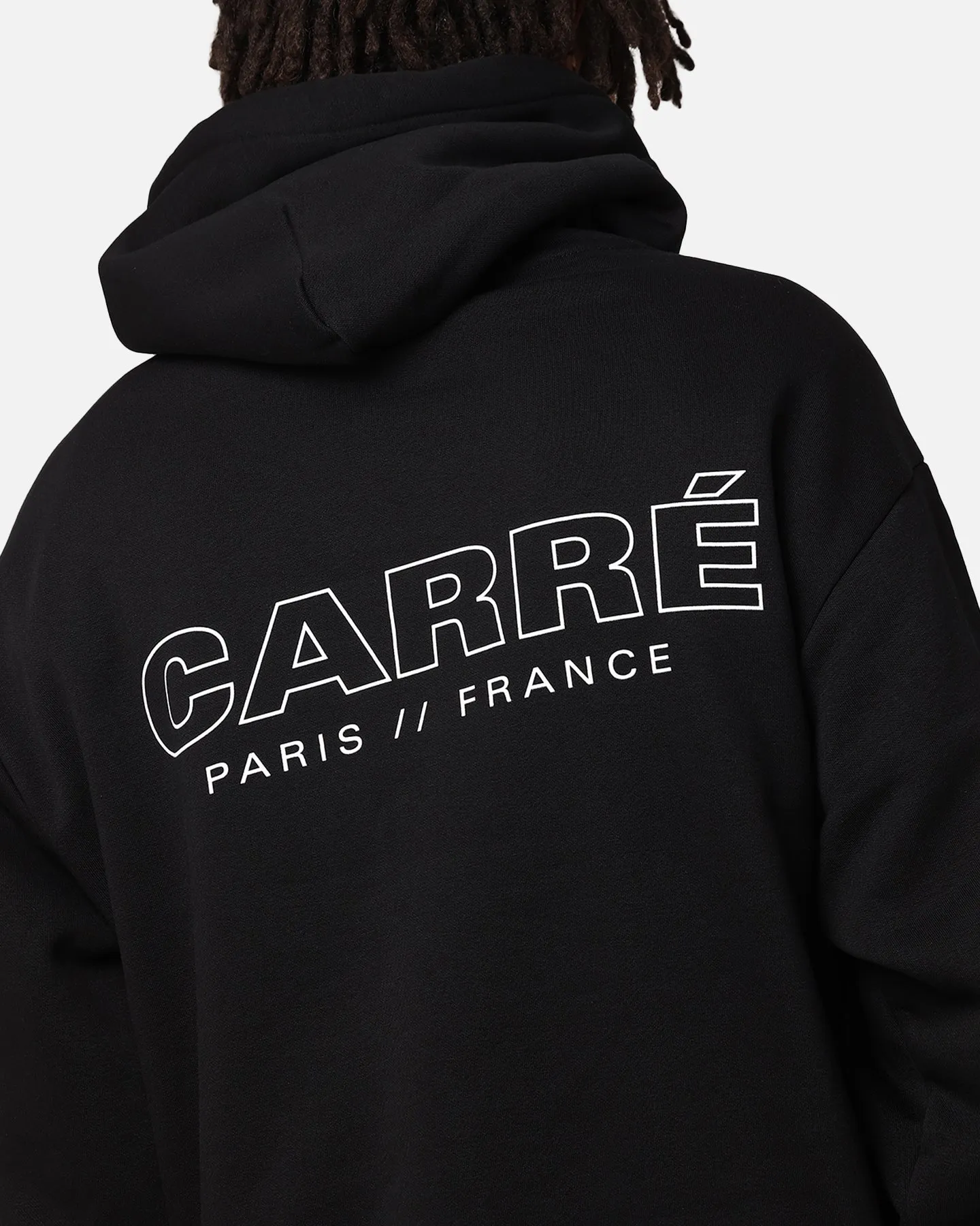 Carre Out Motion Hoodie Schwarz