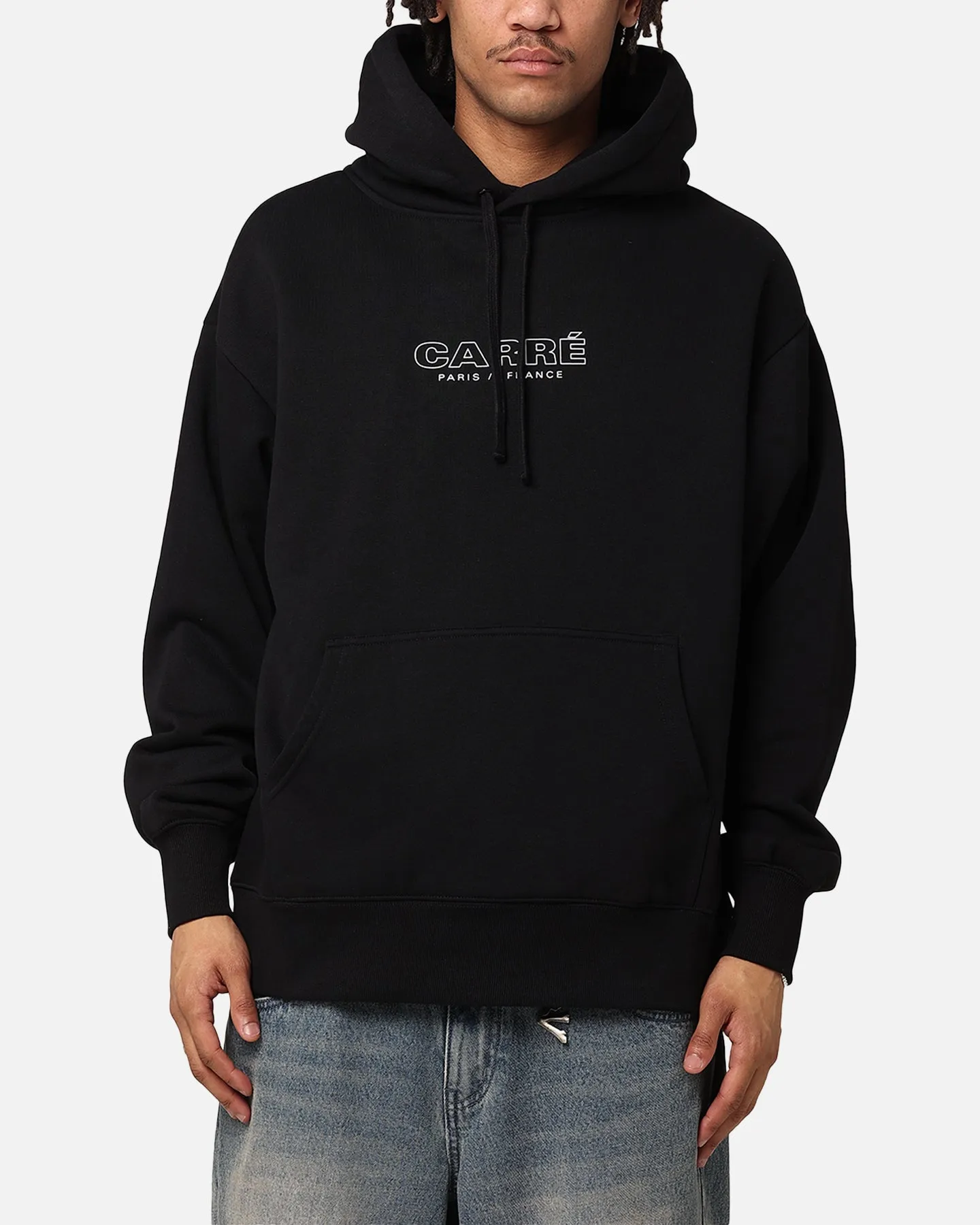 Carre Out Motion Hoodie Schwarz