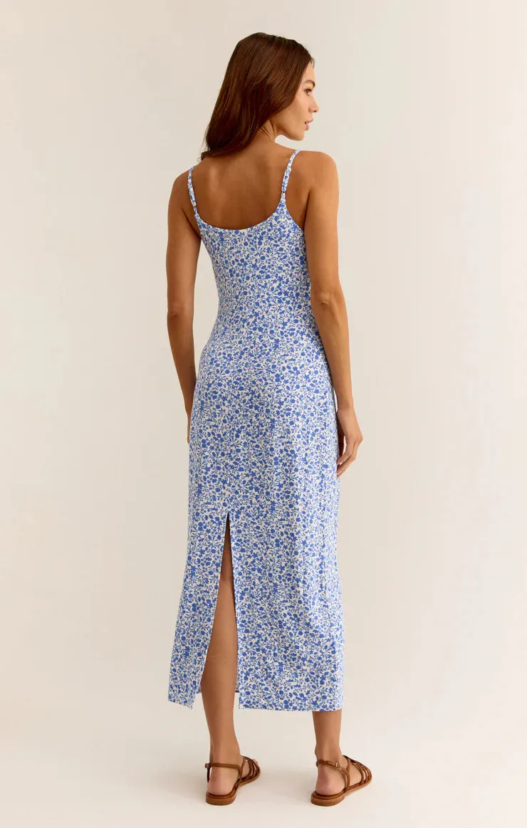 Cartia Cocos Blumen-Maxi-Kleid