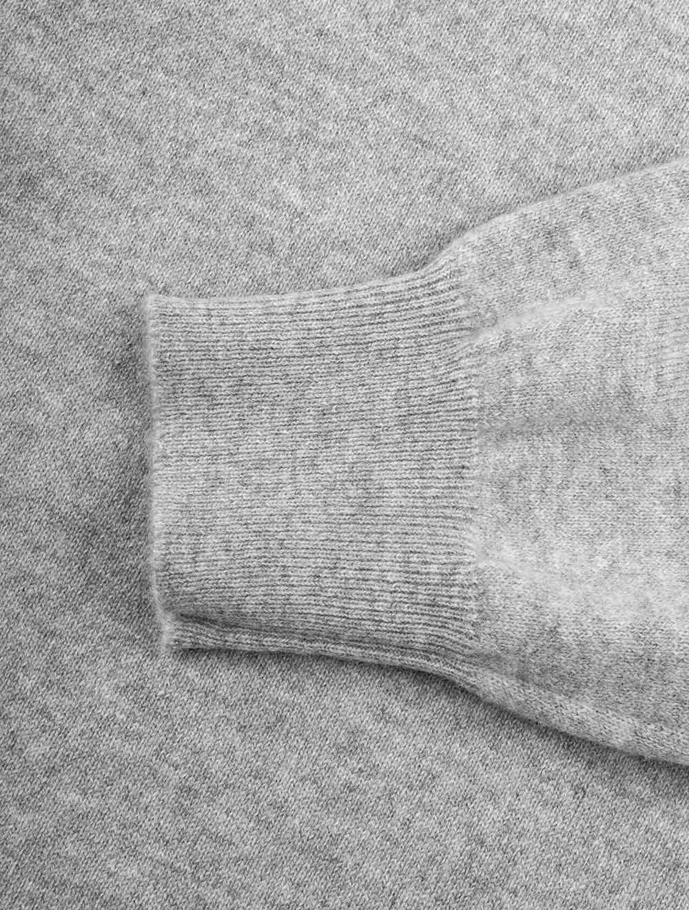 Kaschmir-Mockneck in Grau