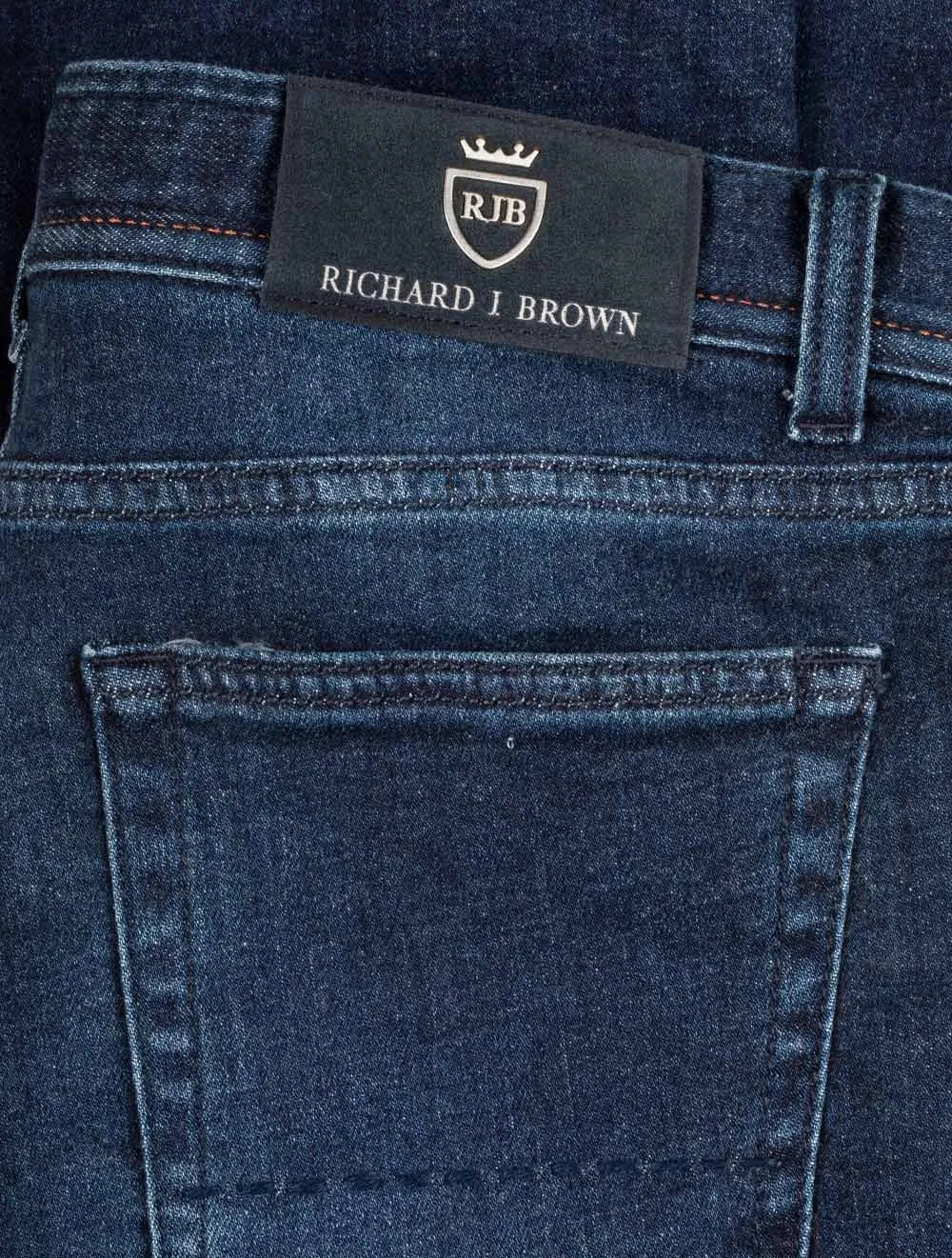 Kaschmir-weiche Denim-Jeans in Blau