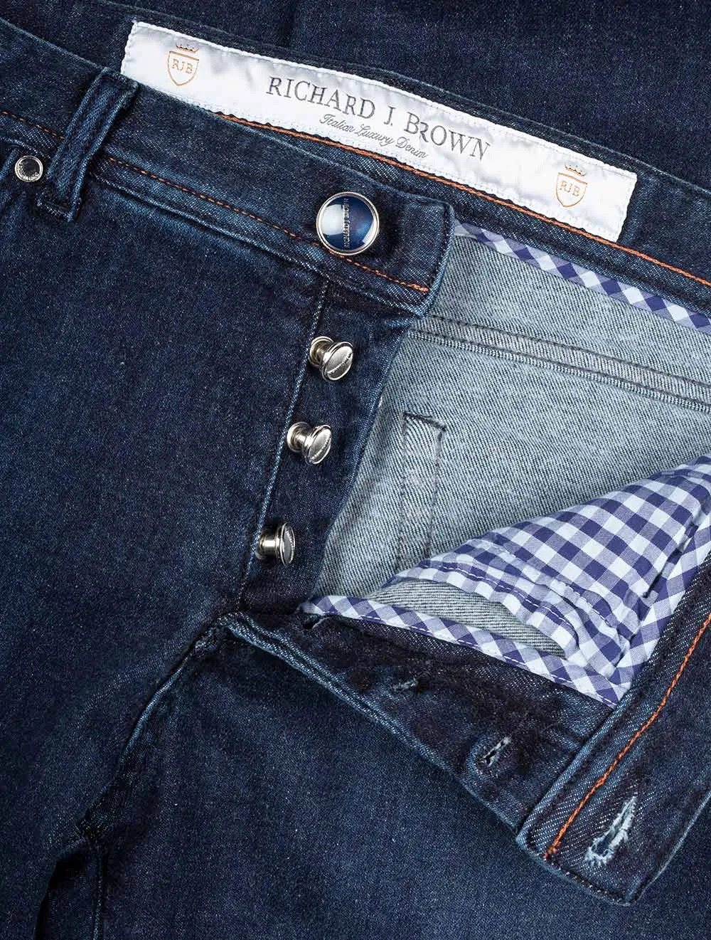 Kaschmir-weiche Denim-Jeans in Blau