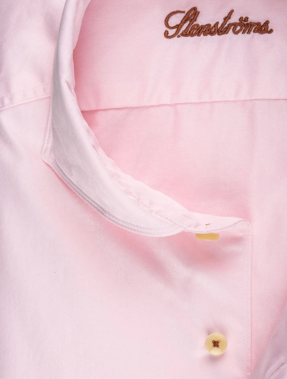 Lässiges Twill-Hemd in Rosa