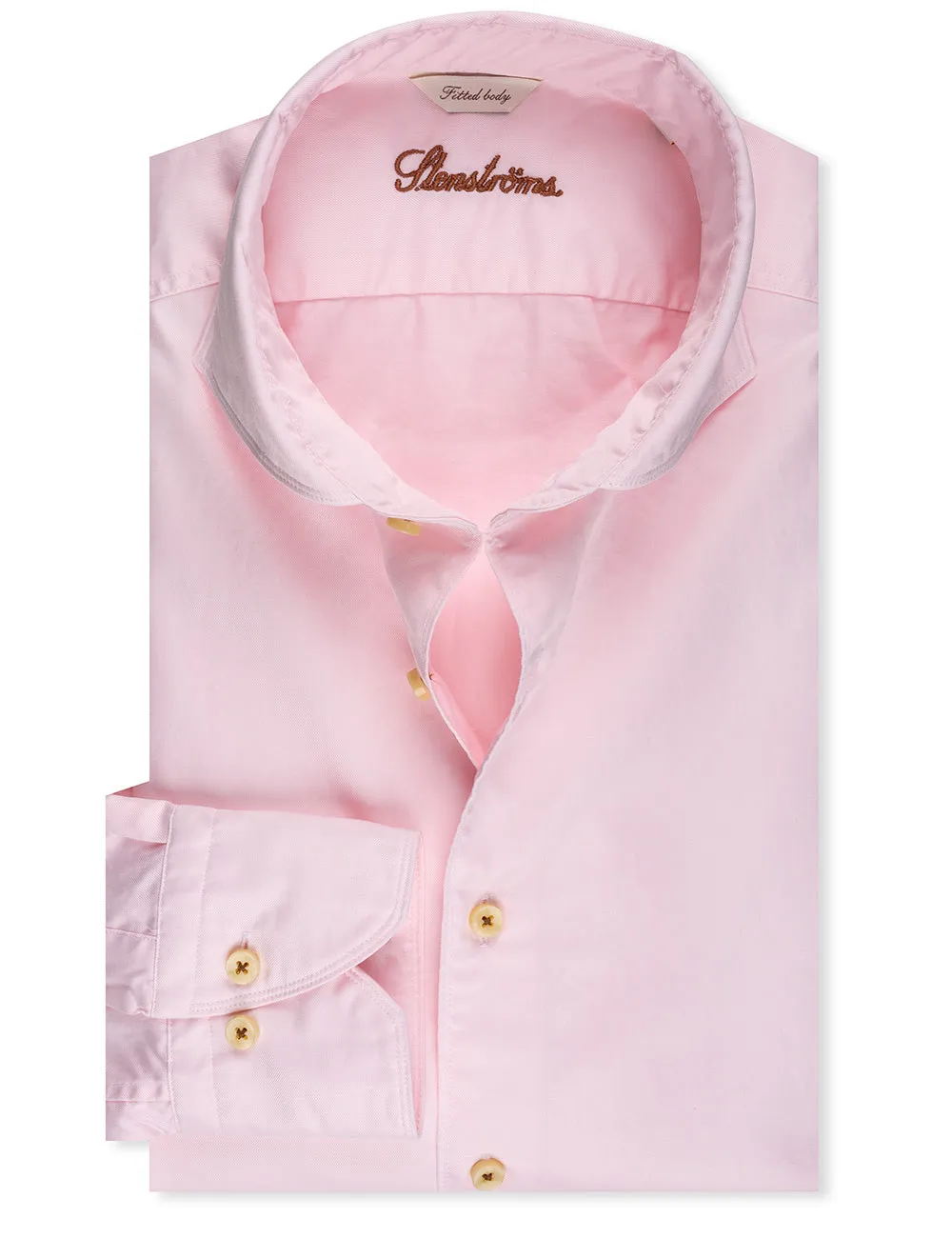 Lässiges Twill-Hemd in Rosa