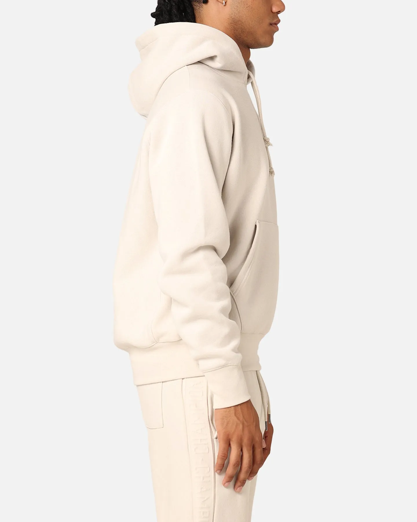 Champion Reverse Weave Small C Hoodie Stein