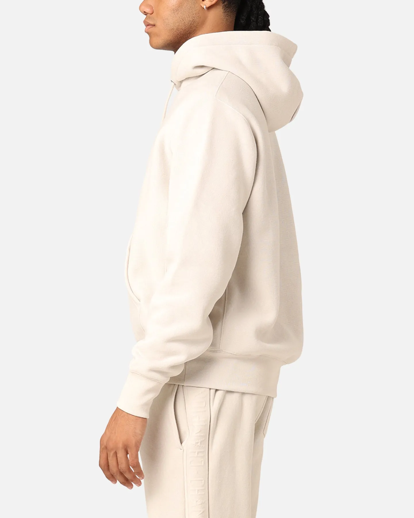 Champion Reverse Weave Small C Hoodie Stein