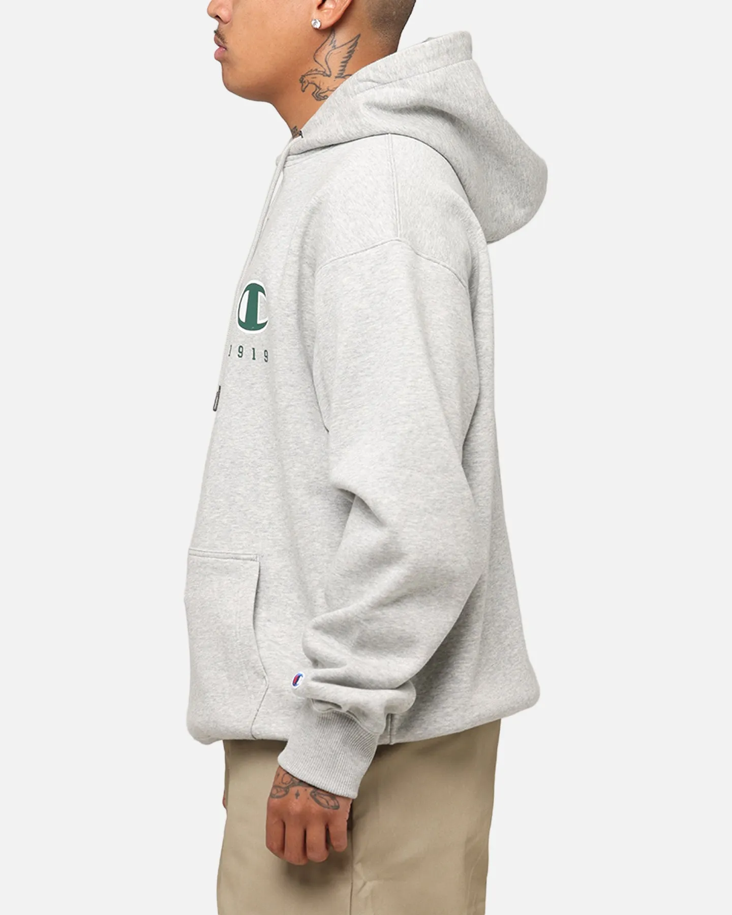 Champion Rochester Grafik-Hoodie Grau