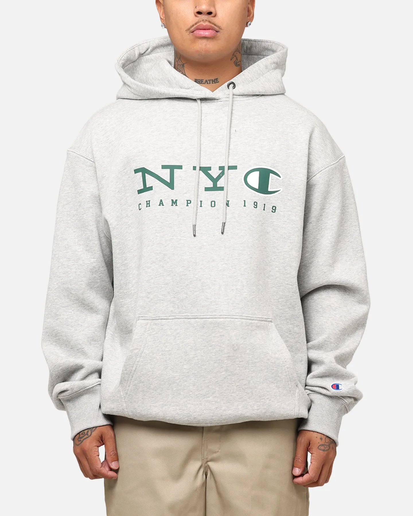 Champion Rochester Grafik-Hoodie Grau