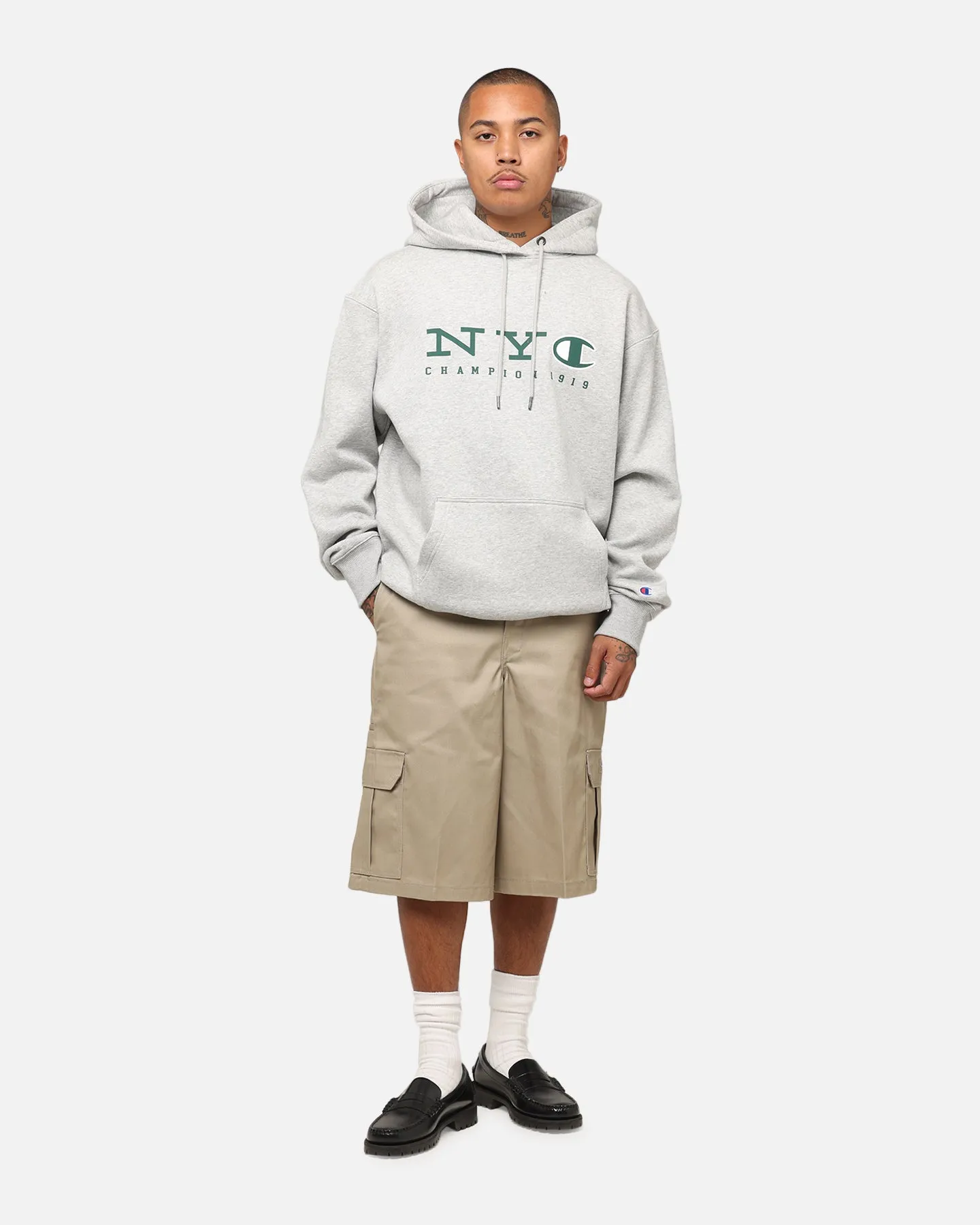 Champion Rochester Grafik-Hoodie Grau