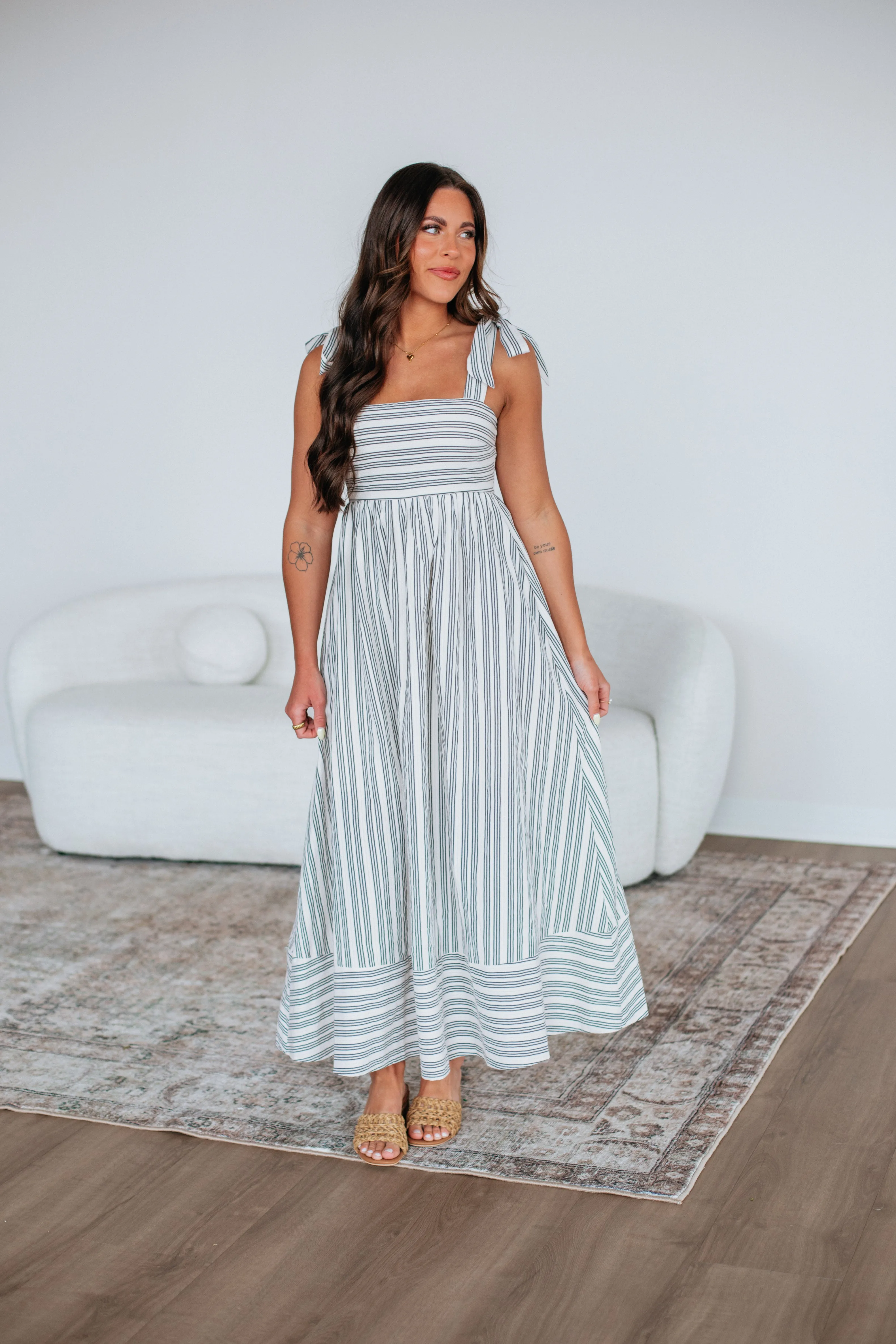 Chassidy Gestreiftes Kleid