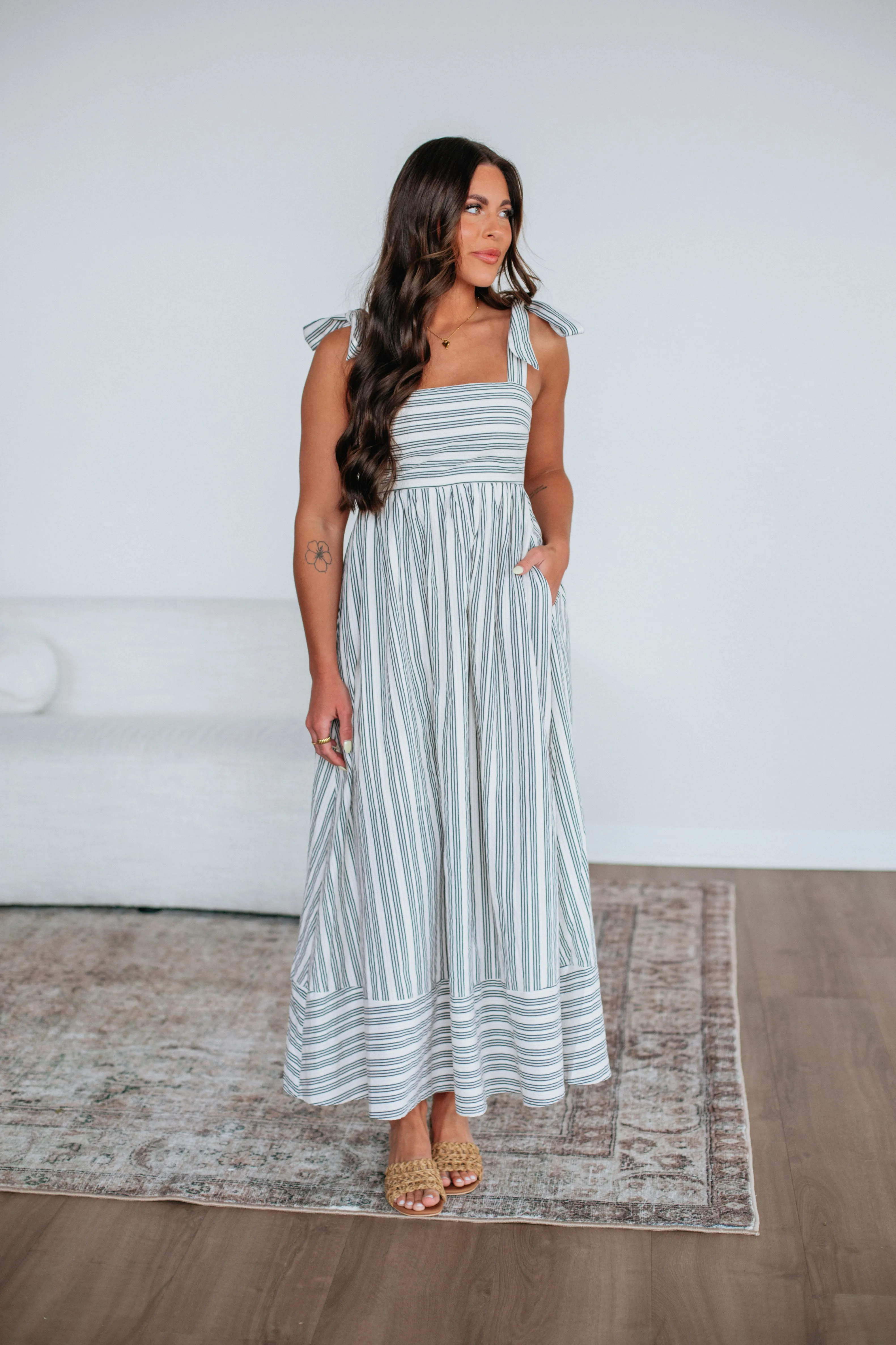Chassidy Gestreiftes Kleid