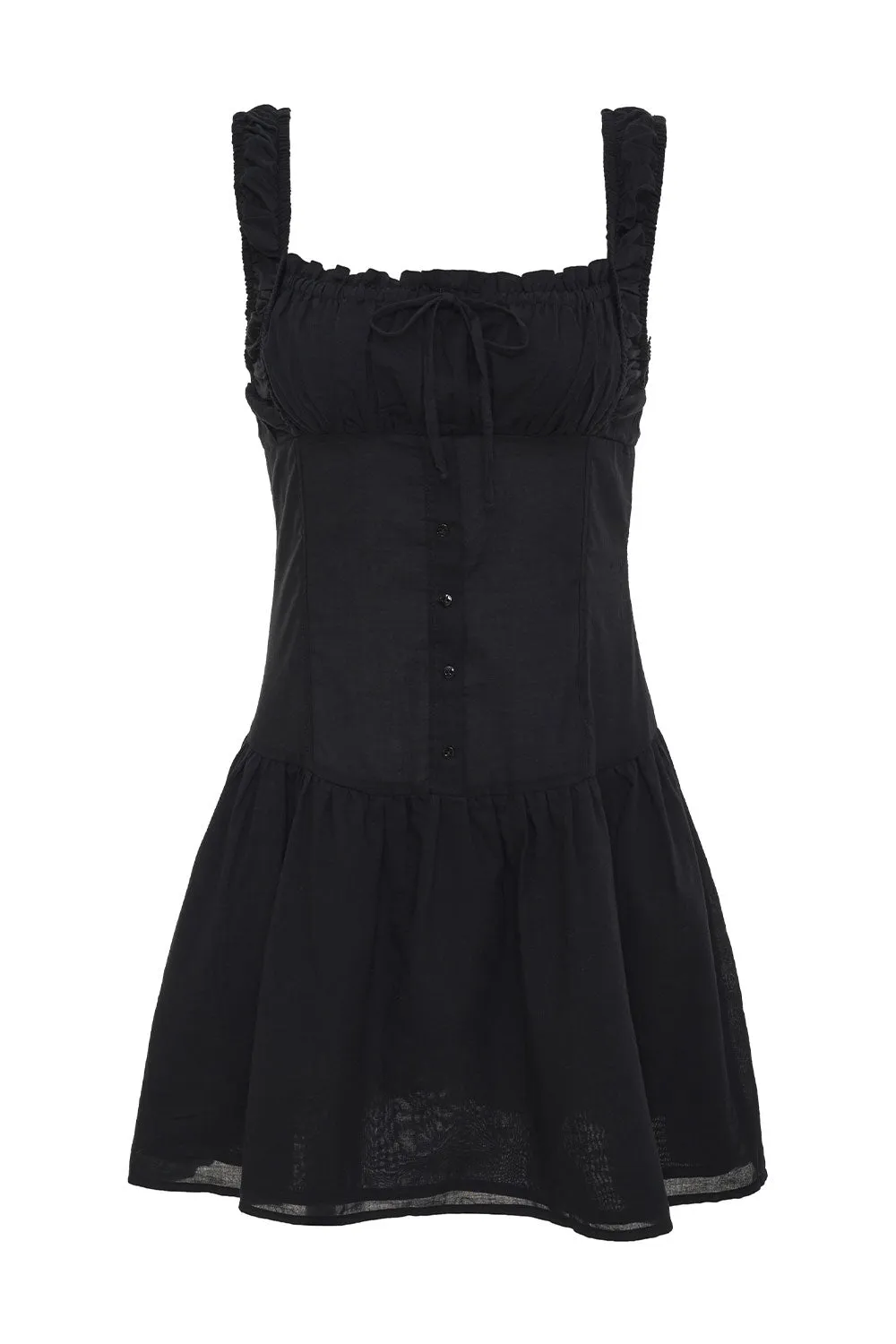 Christa Ruffle Minikleid
