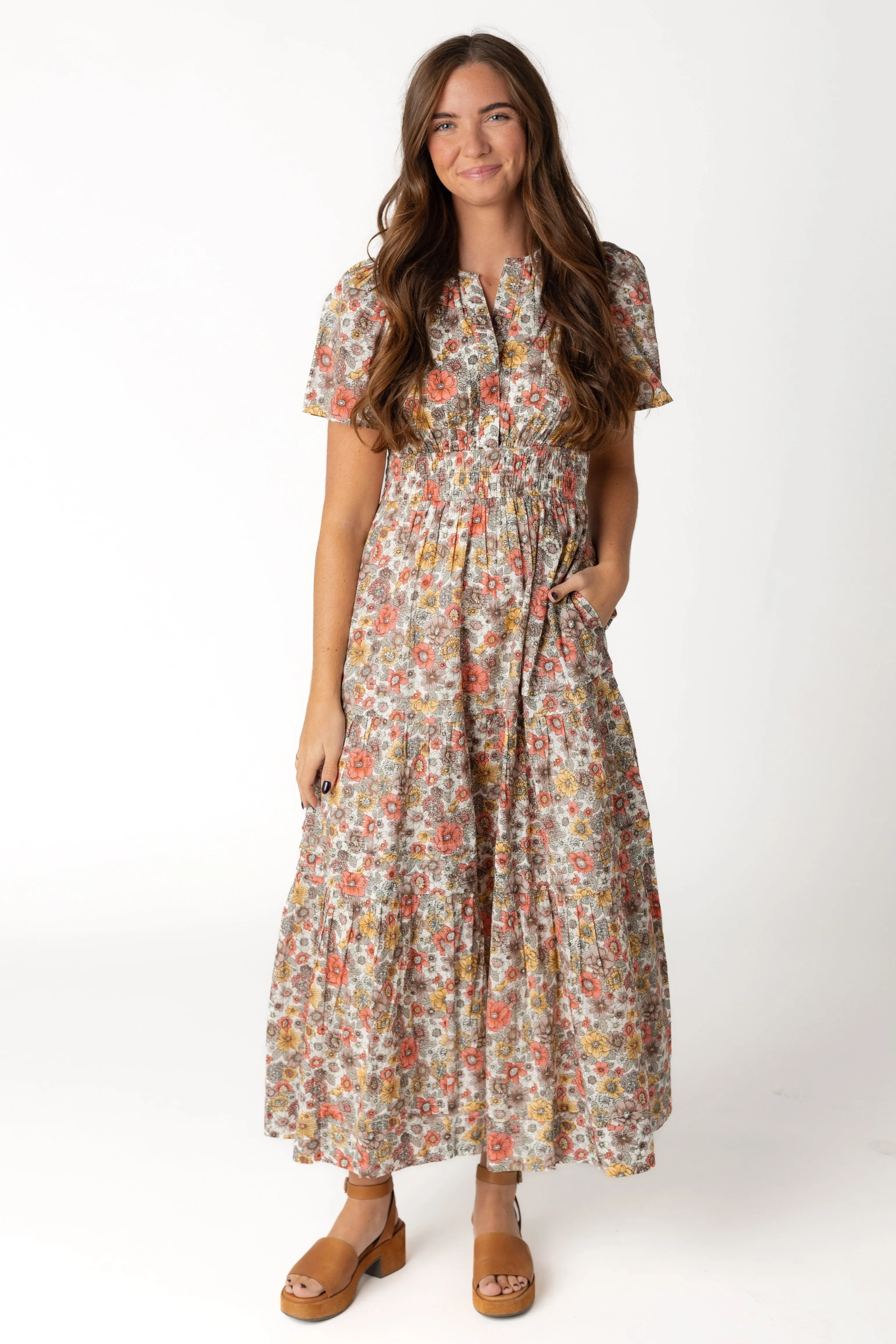 Citrus Shae Midi-/Maxikleid
