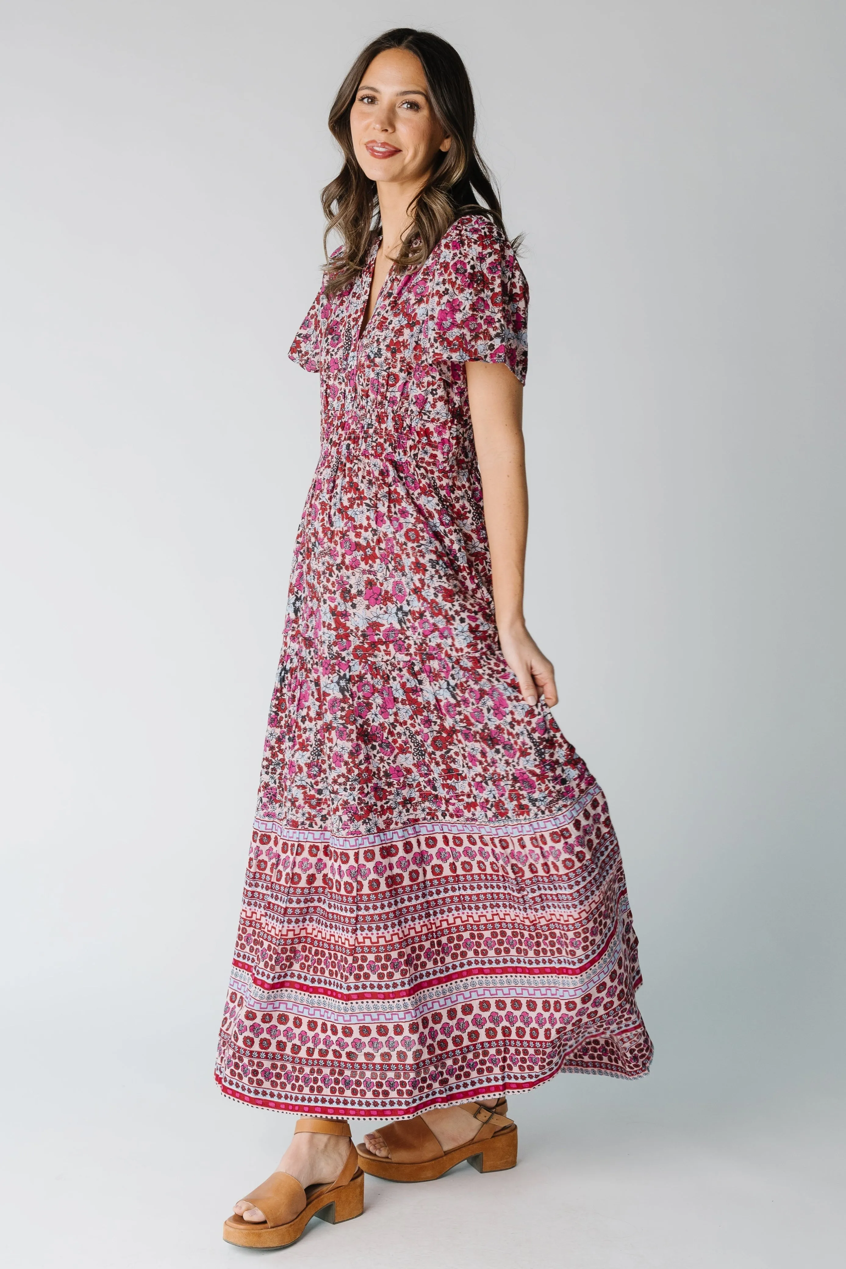 Citrus Shae Midi-/Maxikleid
