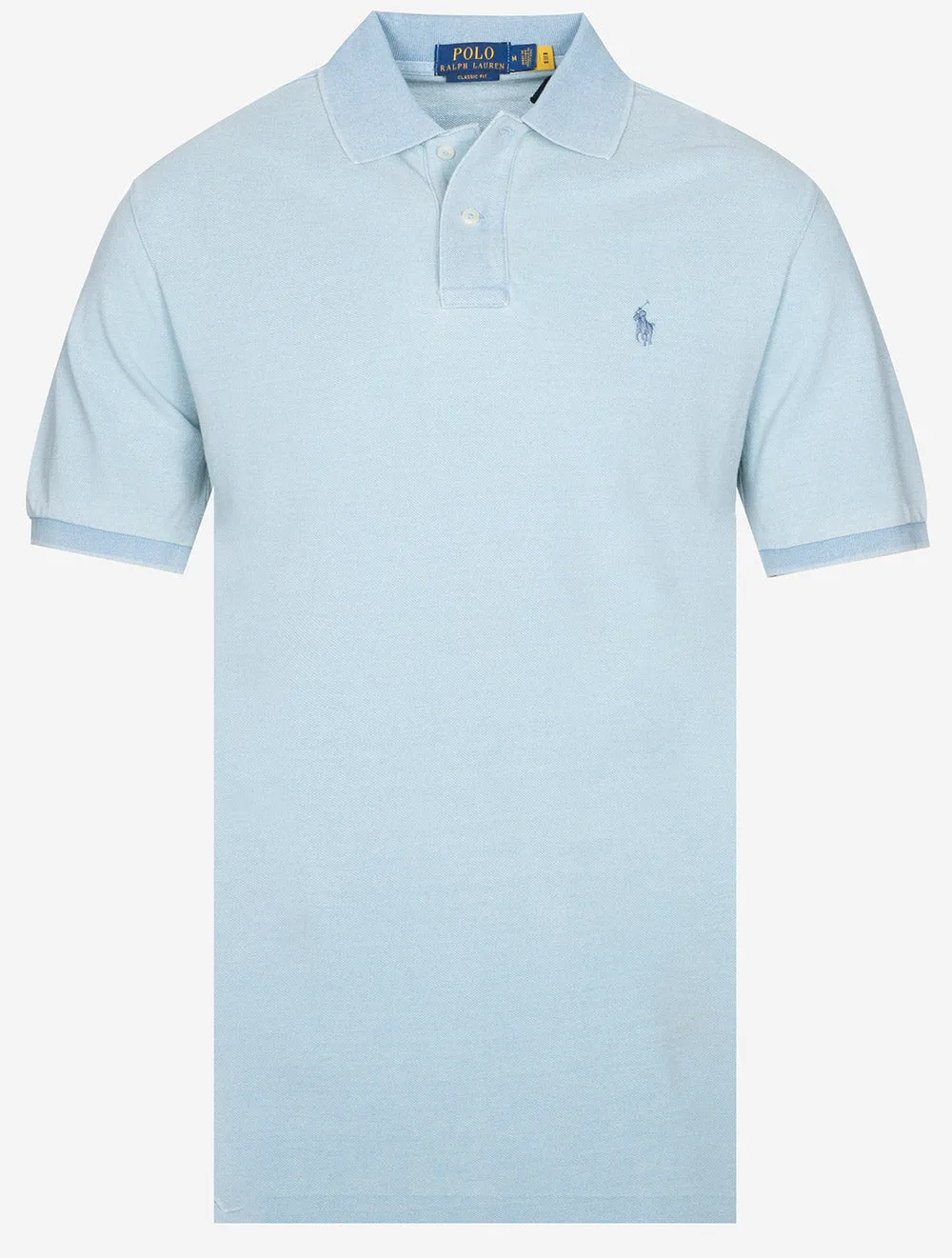 Klassisch geschnittenes Polo in hellem Indigo