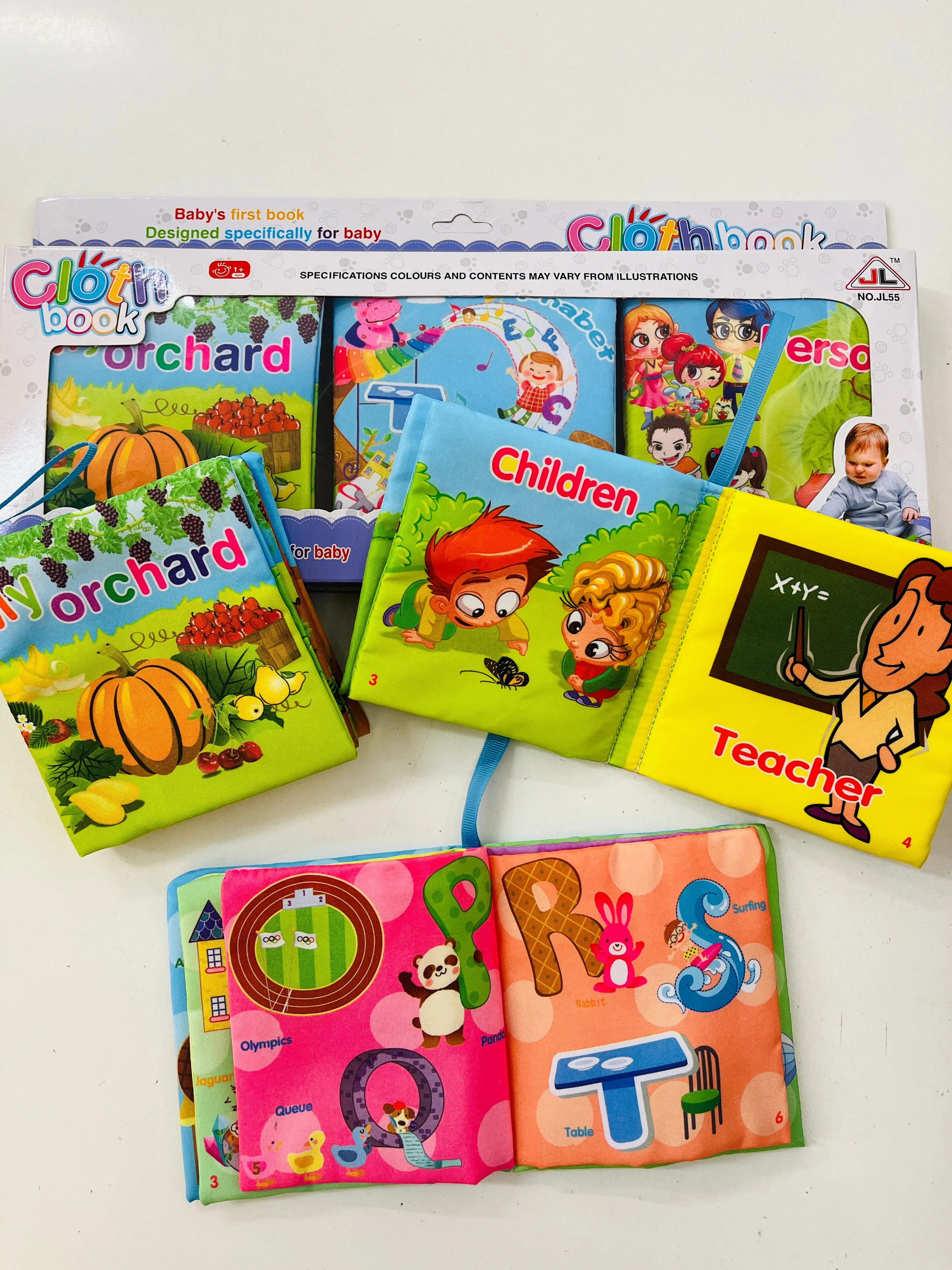 Stoffbuch-Set, 3-teilig