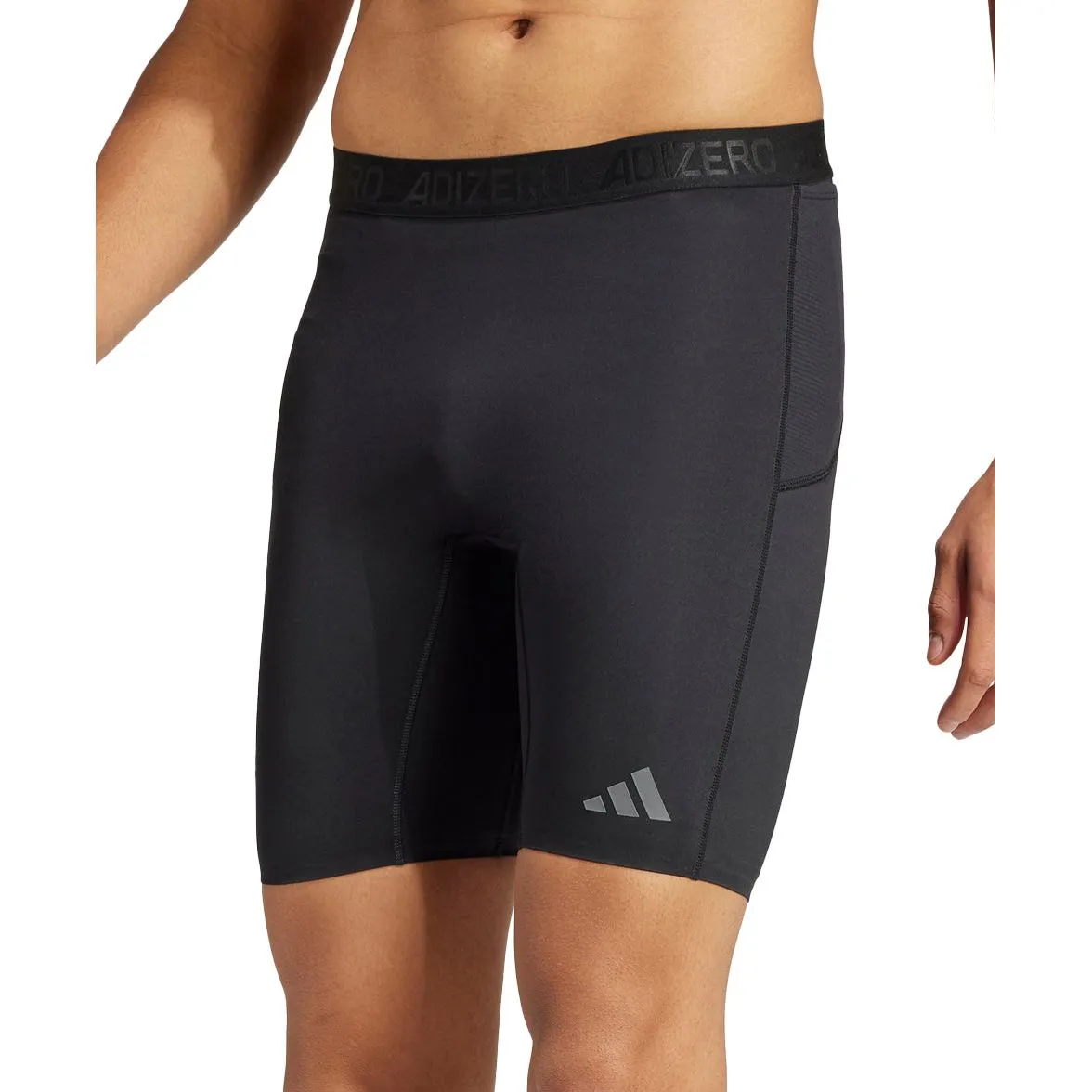 Bekleidung Adidas Herren adidas Adizero Herren Lauf-Tights - Schwarz