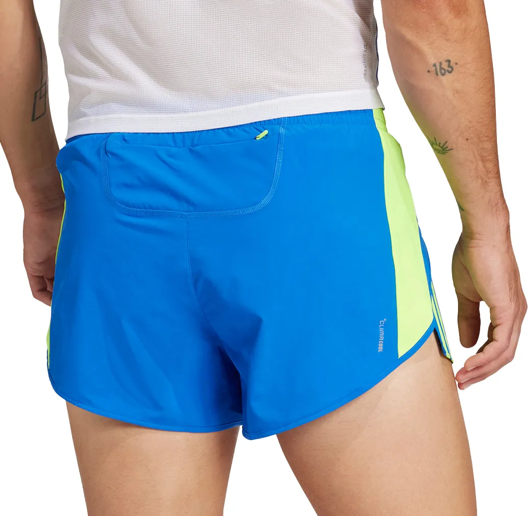 Bekleidung Adidas Herren adidas Adizero Retro 3 Zoll Herren Laufshorts - Blau