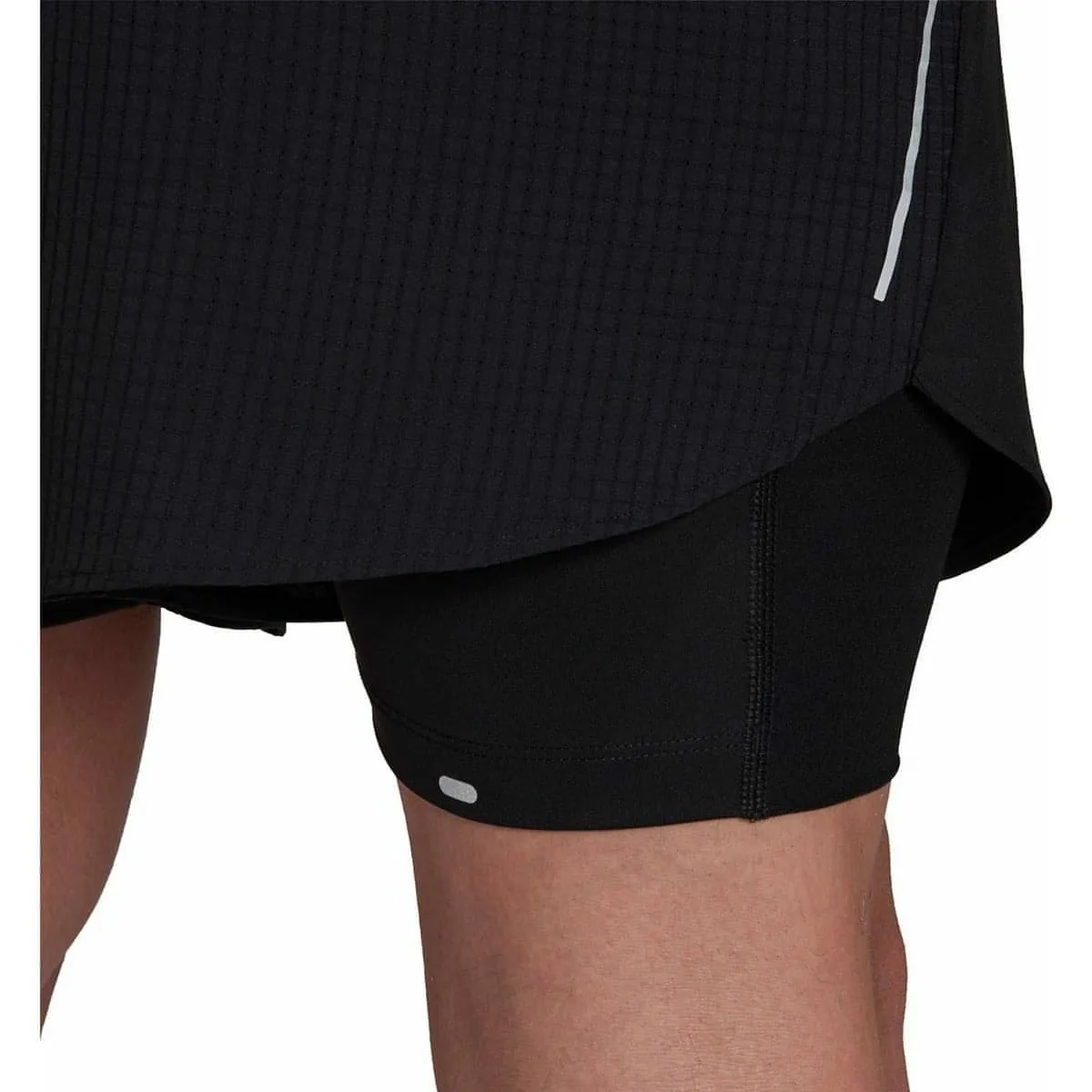 Bekleidung Adidas Herren adidas Designed 4 Run Herren 2 In 1 Laufshorts - Schwarz