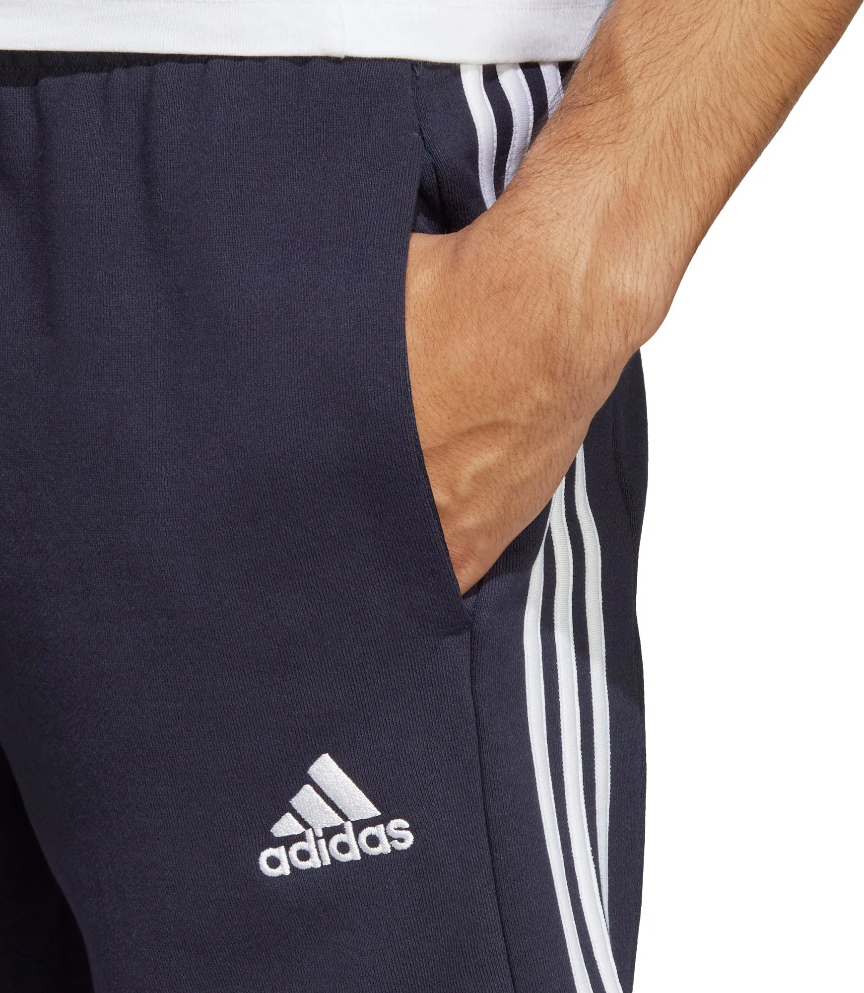 Bekleidung Adidas Herren adidas Essentials 3 Streifen Herren Shorts - Marine