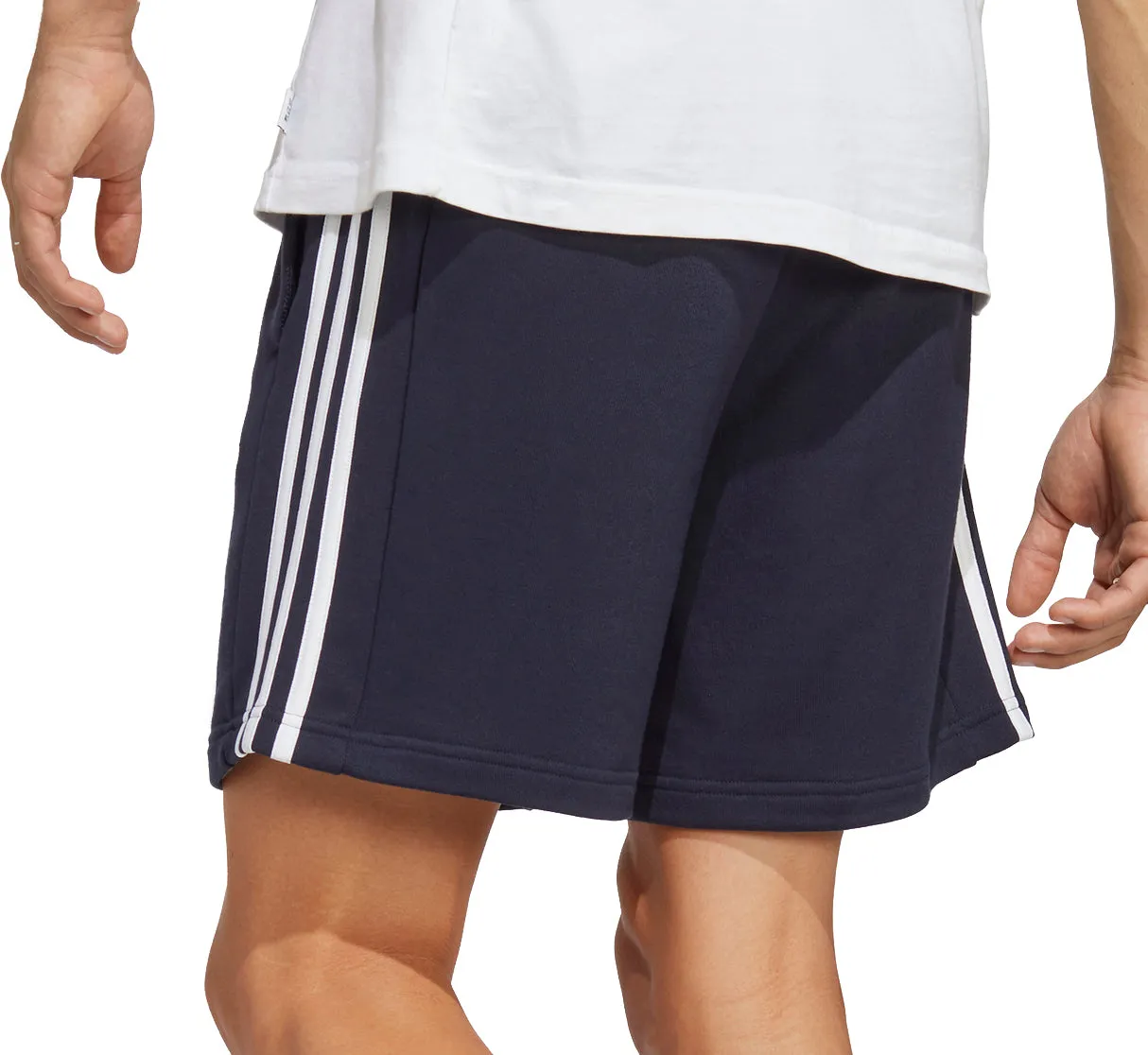 Bekleidung Adidas Herren adidas Essentials 3 Streifen Herren Shorts - Marine