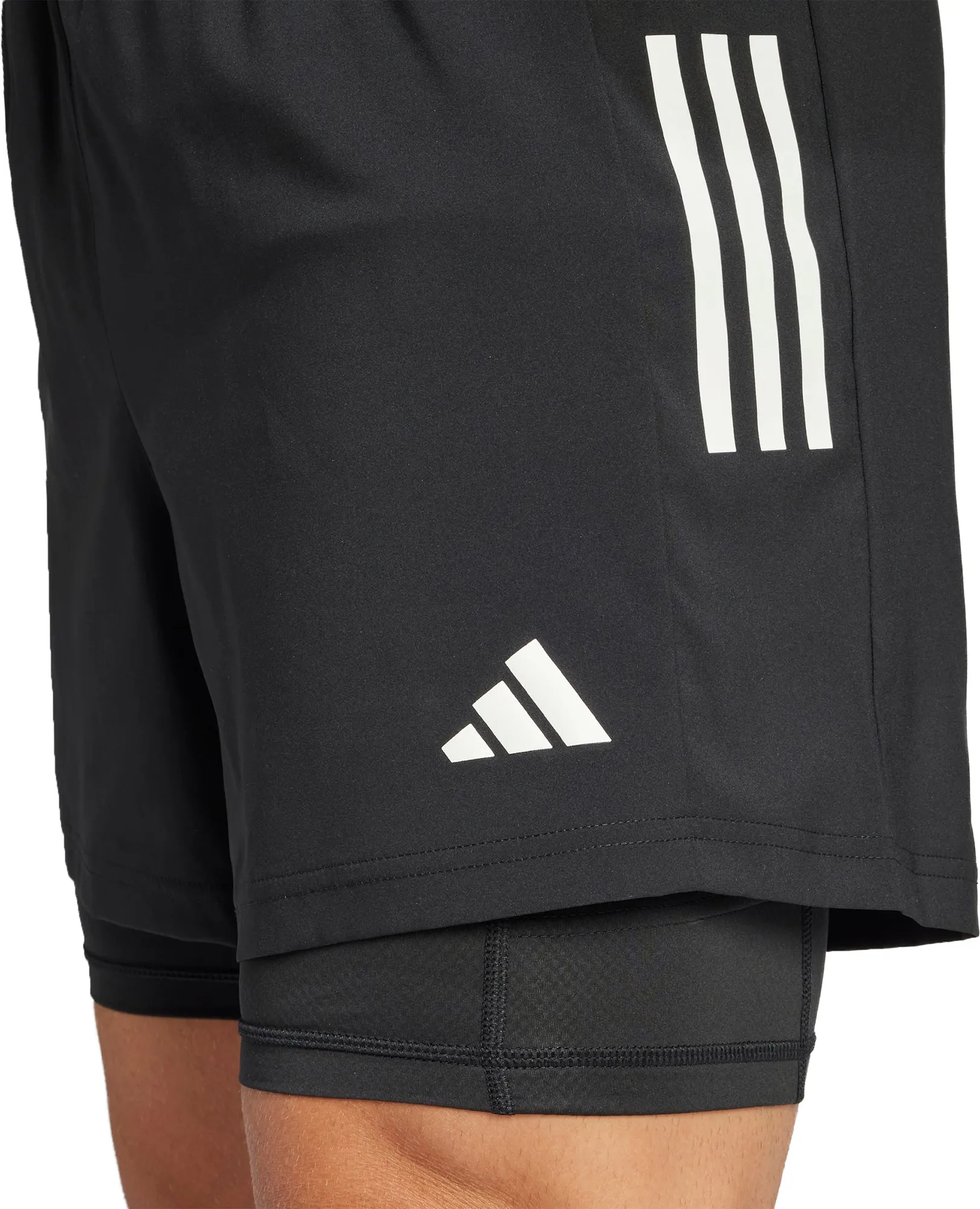 Bekleidung Adidas Herren adidas Own The Run ClimaCool 2 In 1 Herren Laufshorts - Schwarz