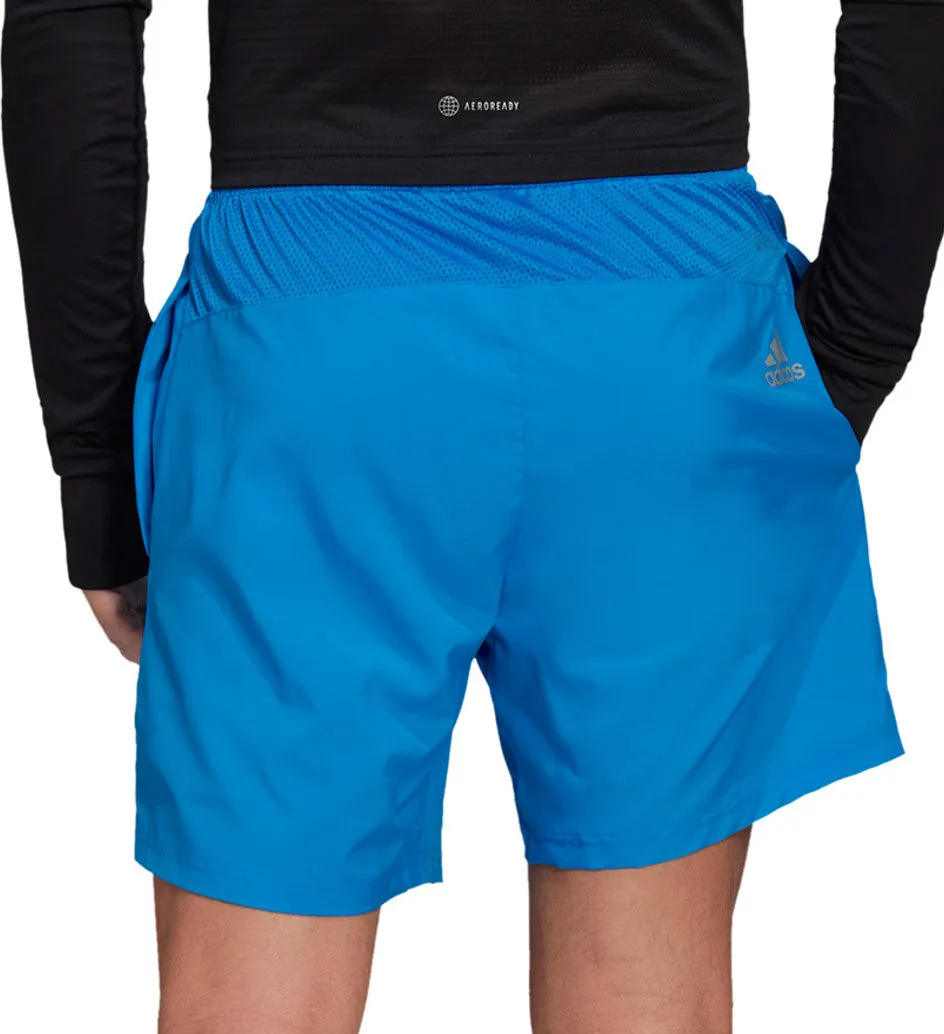 Bekleidung Adidas Herren adidas Run It 7 Zoll Herren Laufshorts - Blau