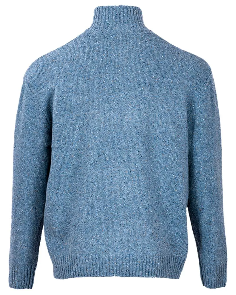 Kleidung Aran Woollen Mills Aran Wolle Reißverschluss Pullover mit Stehkragen