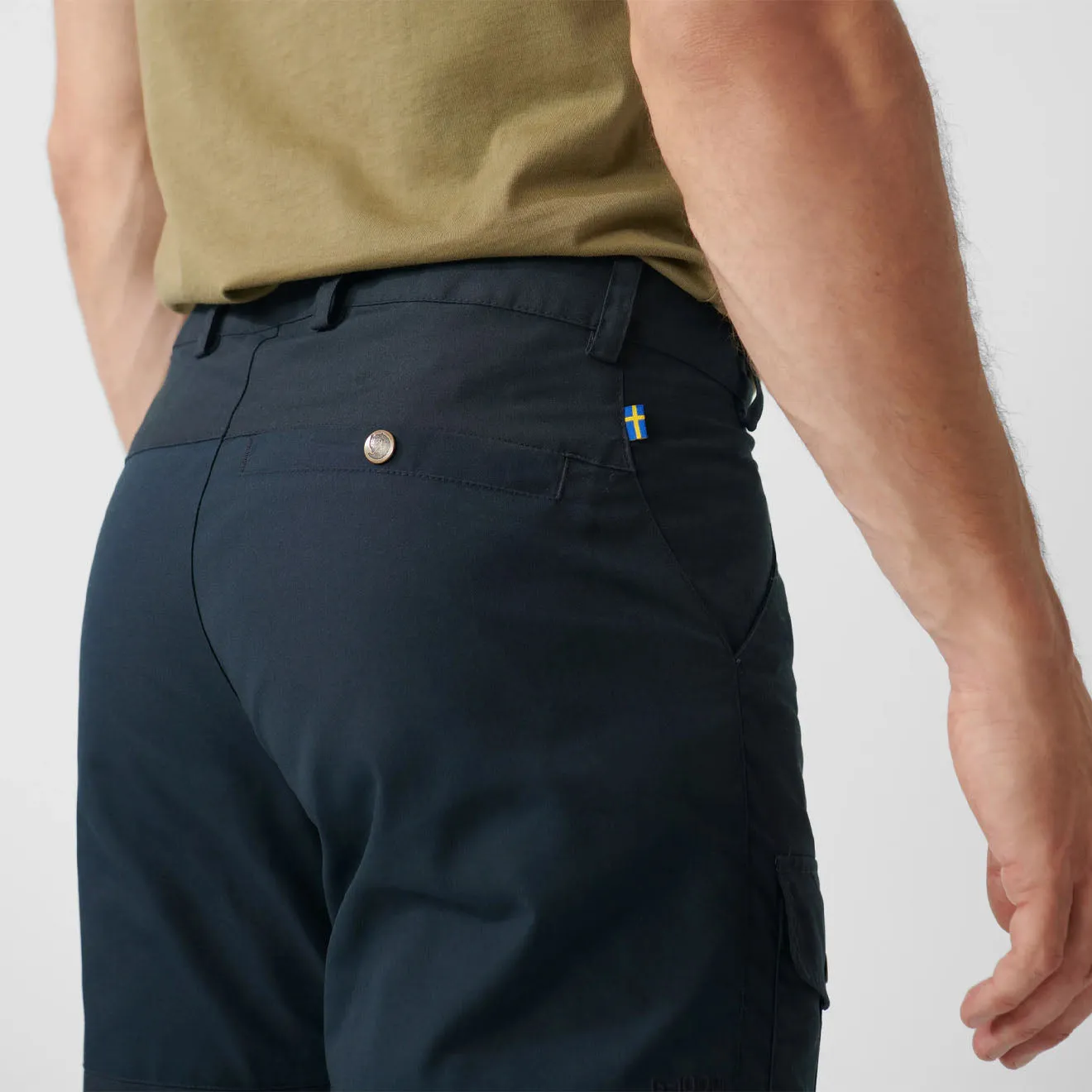 Kleidung Fjallraven Hosen Herren Fjallraven Nils Hose Lang Dunkelblau