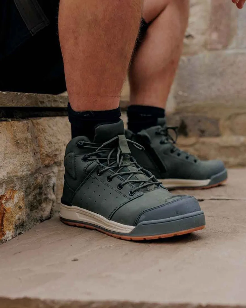 Kleidung Hard-Yakka Hard Yakka Herren 3056 Schnürstiefel mit Reißverschluss und Sicherheitskappe