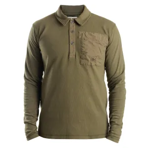Clothing Left Hand Men Left Hand L/S Polo Olive