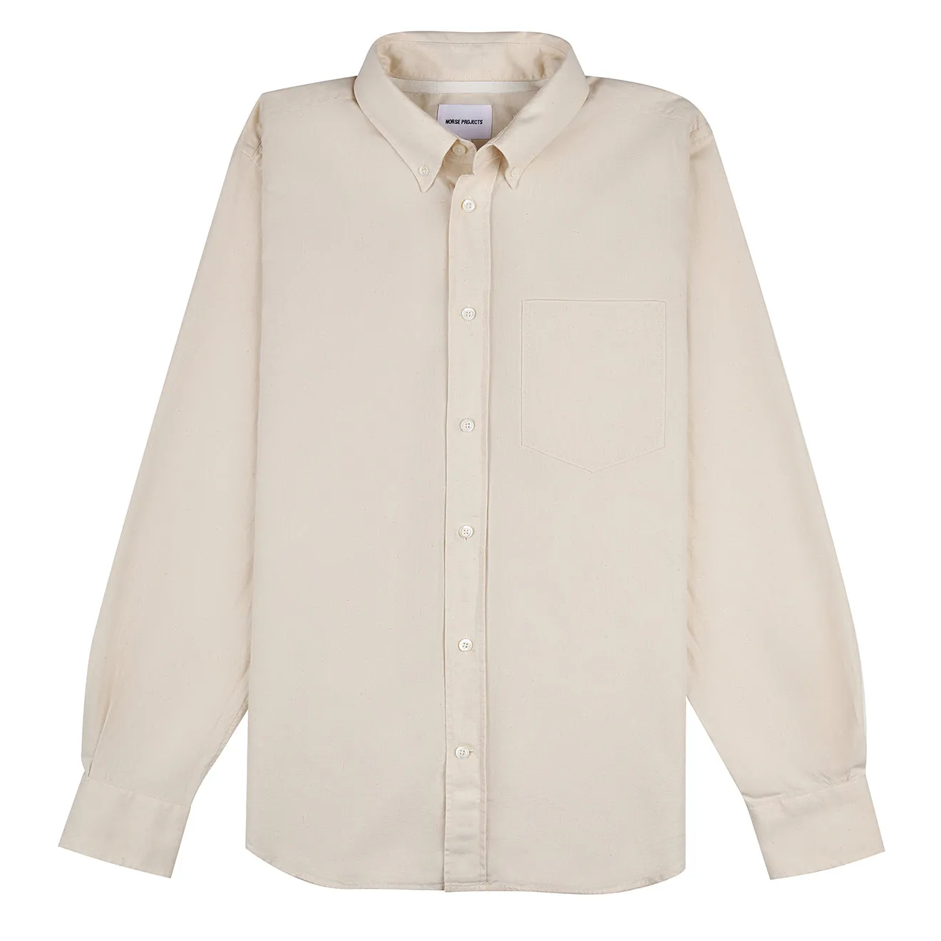 Bekleidung Norse Projects Herren Norse Projects Algot Chambray Langarmhemd Ecru