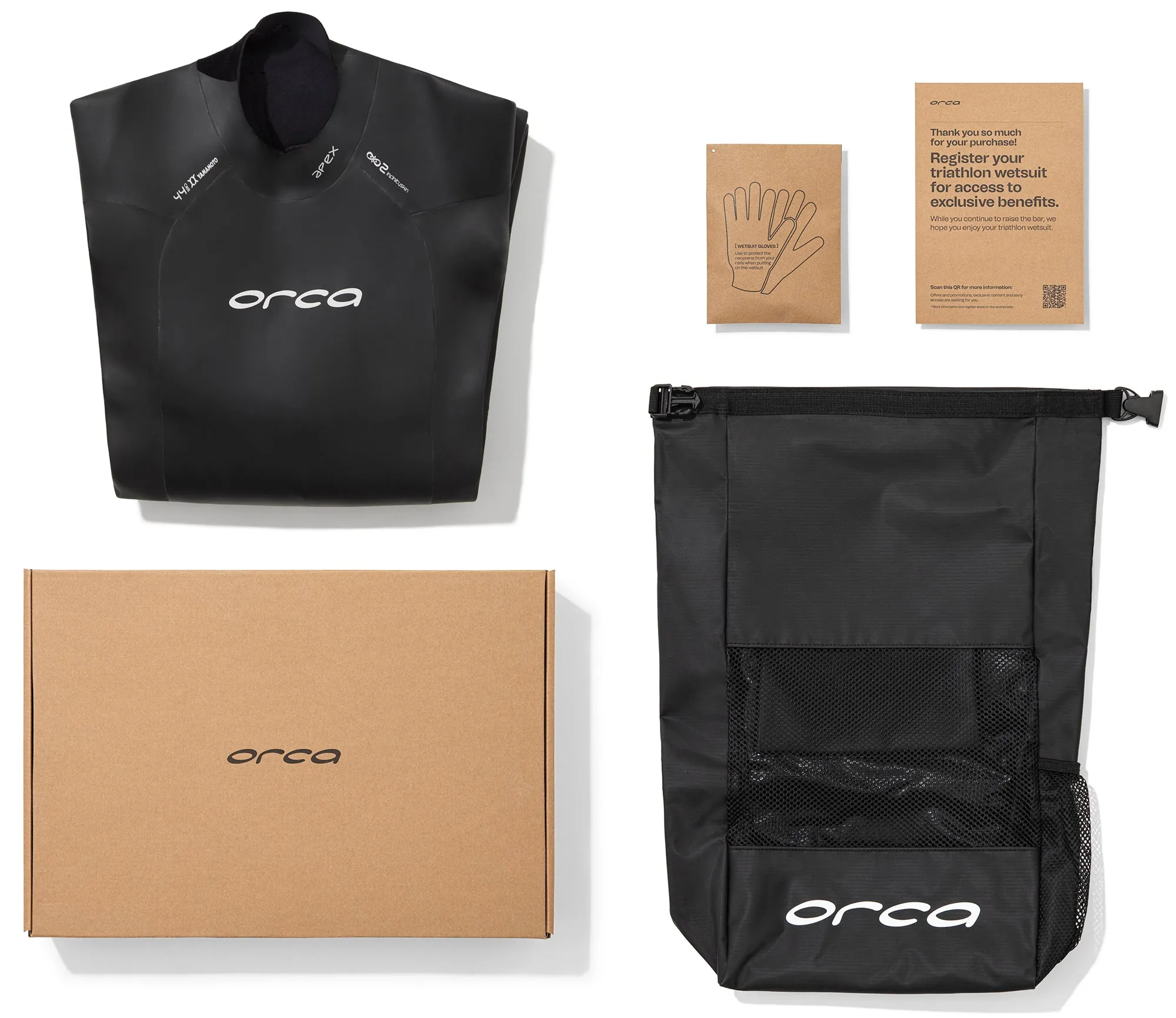 Bekleidung Orca Neoprenanzug Herren Orca Apex Float V2 Herren Neoprenanzug - Schwarz